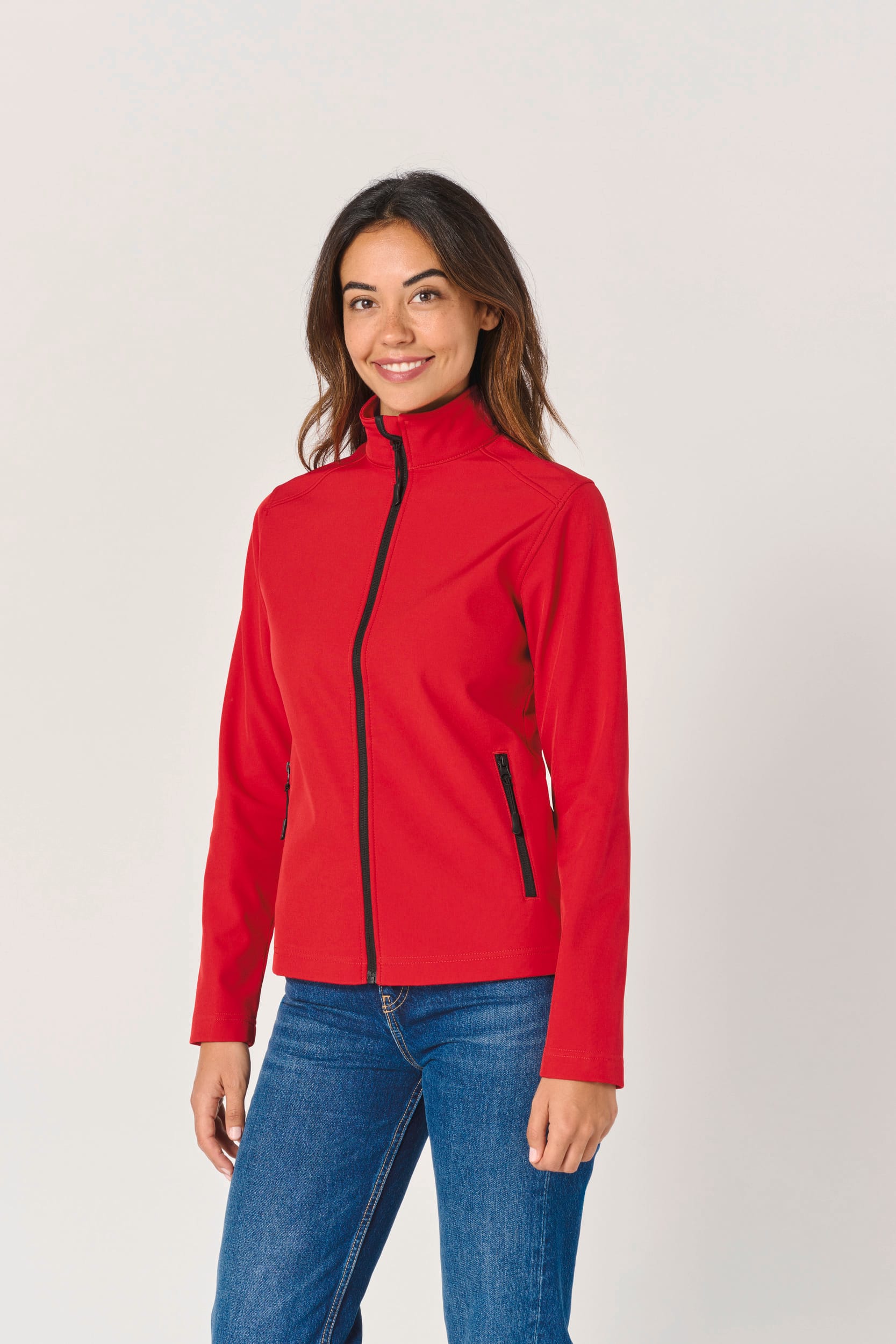 iDeal Basic Brand Dames Softshelljas 2 lagen