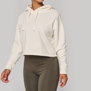PROACT® Cropped damessweater met capuchon
