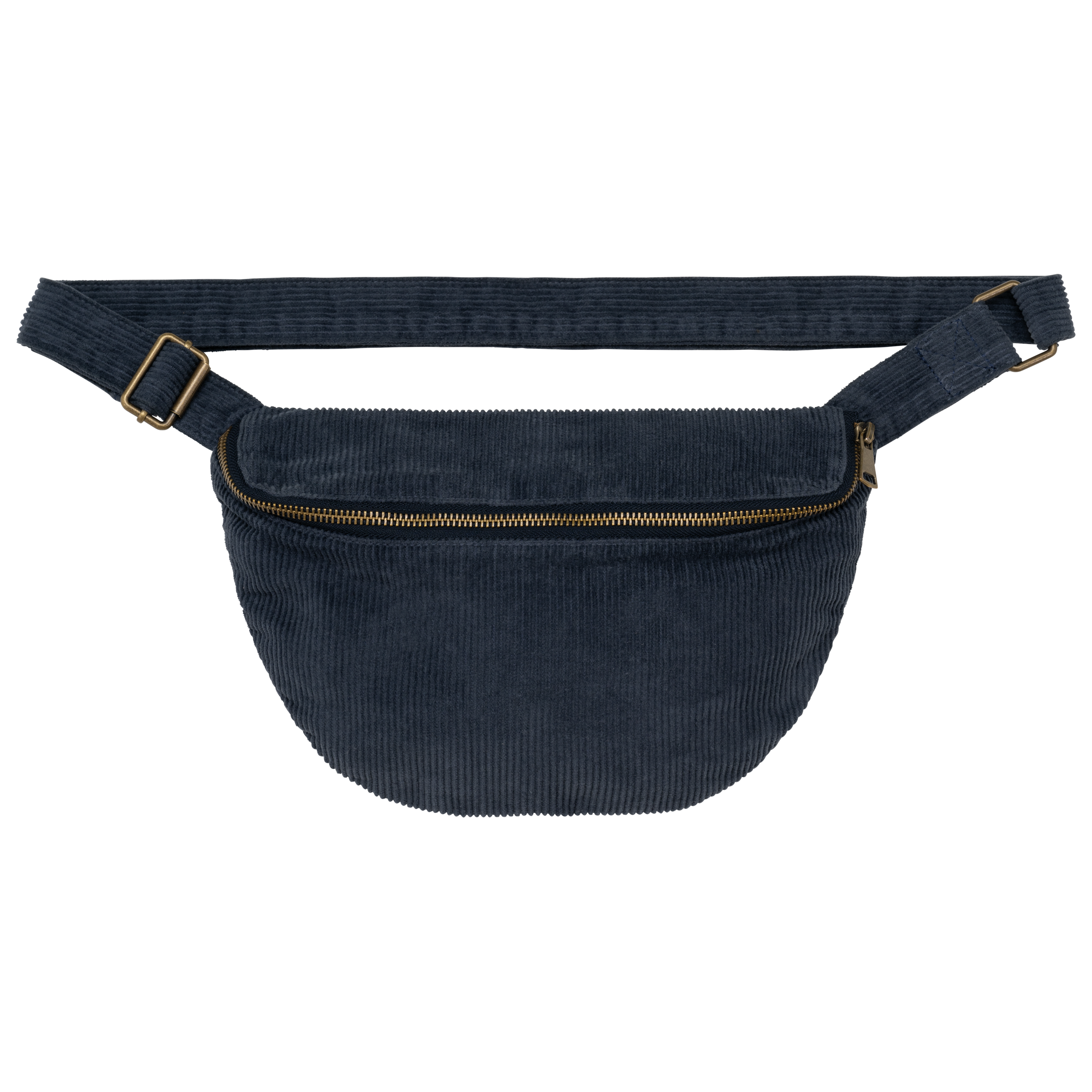 Native Spirit Ecologisch verwassen heuptasje van ribfluweel — Washed Navy Blue