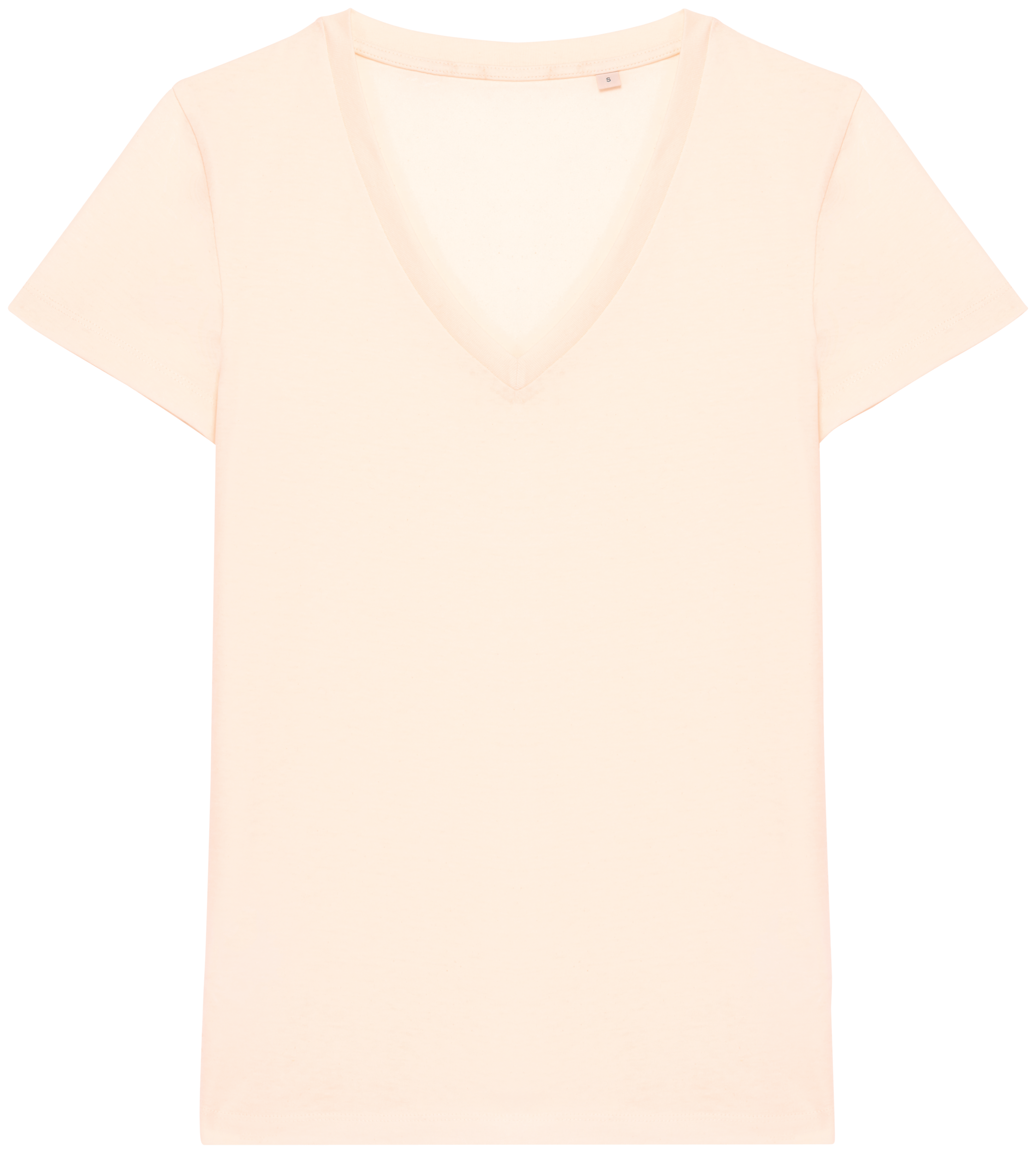Native Spirit Ecologisch dames T-shirt met V-hals — Ivory