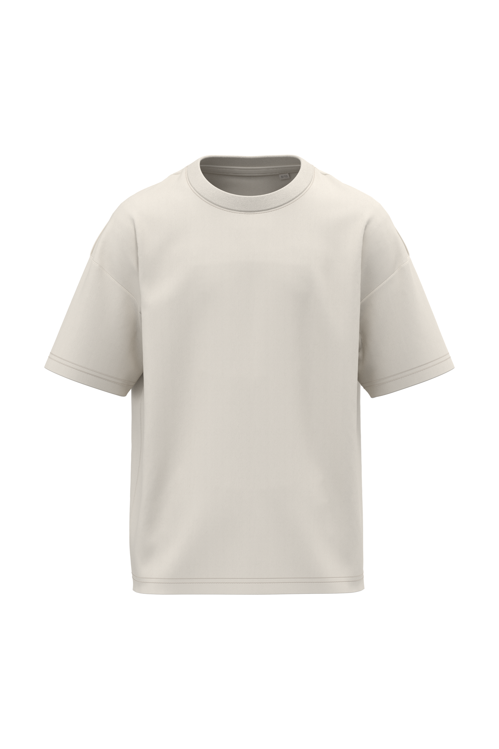 Native Spirit Ecologisch oversized kinder T-shirt — Ivory