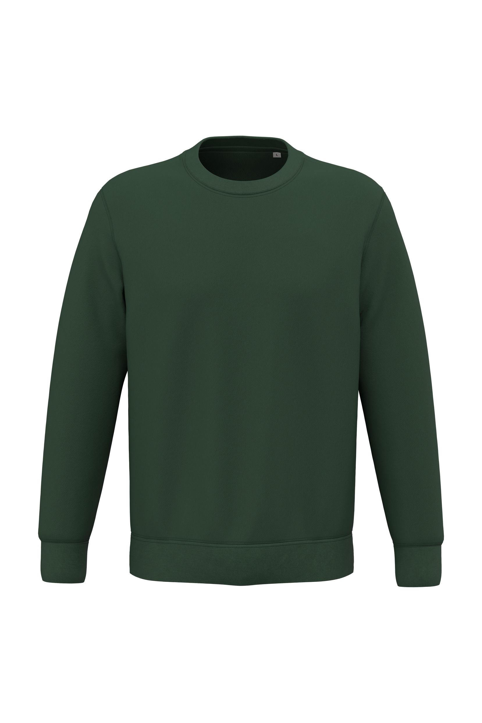 Native Spirit Ecologische uniseks sweater met ronde hals — Forest Green
