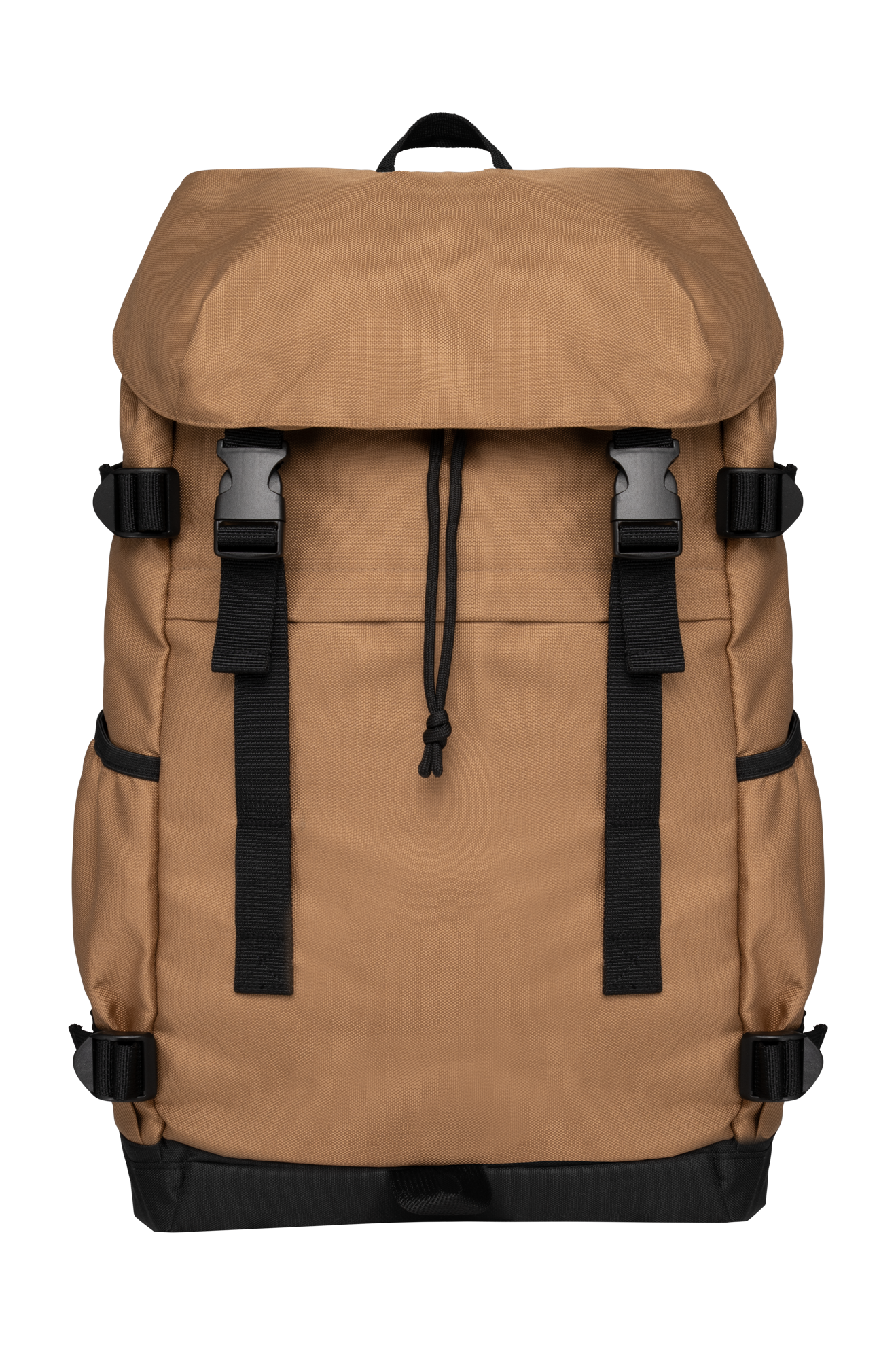 Native Spirit Ecologische uniseks rugzak — Dark camel / Black