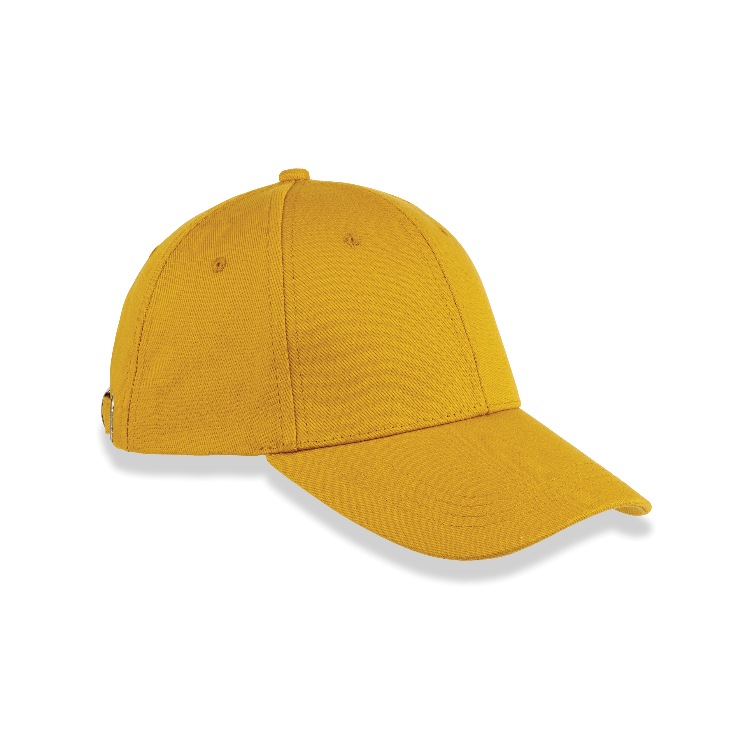 Result 6-panel pet van biologisch katoen — Mustard