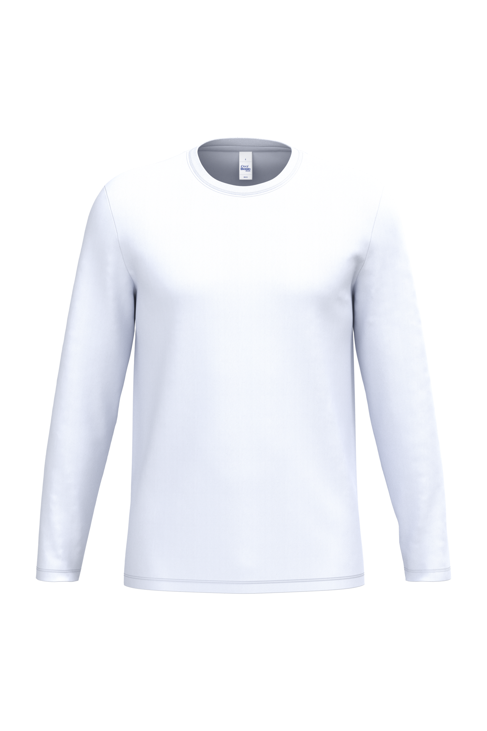 iDeal Basic Brand iDeal190 uniseks T-shirt LSL — Ideal White