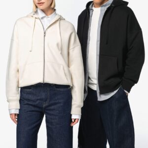 Native Spirit Duurzaam uniseks oversized sweatervest met capuchon