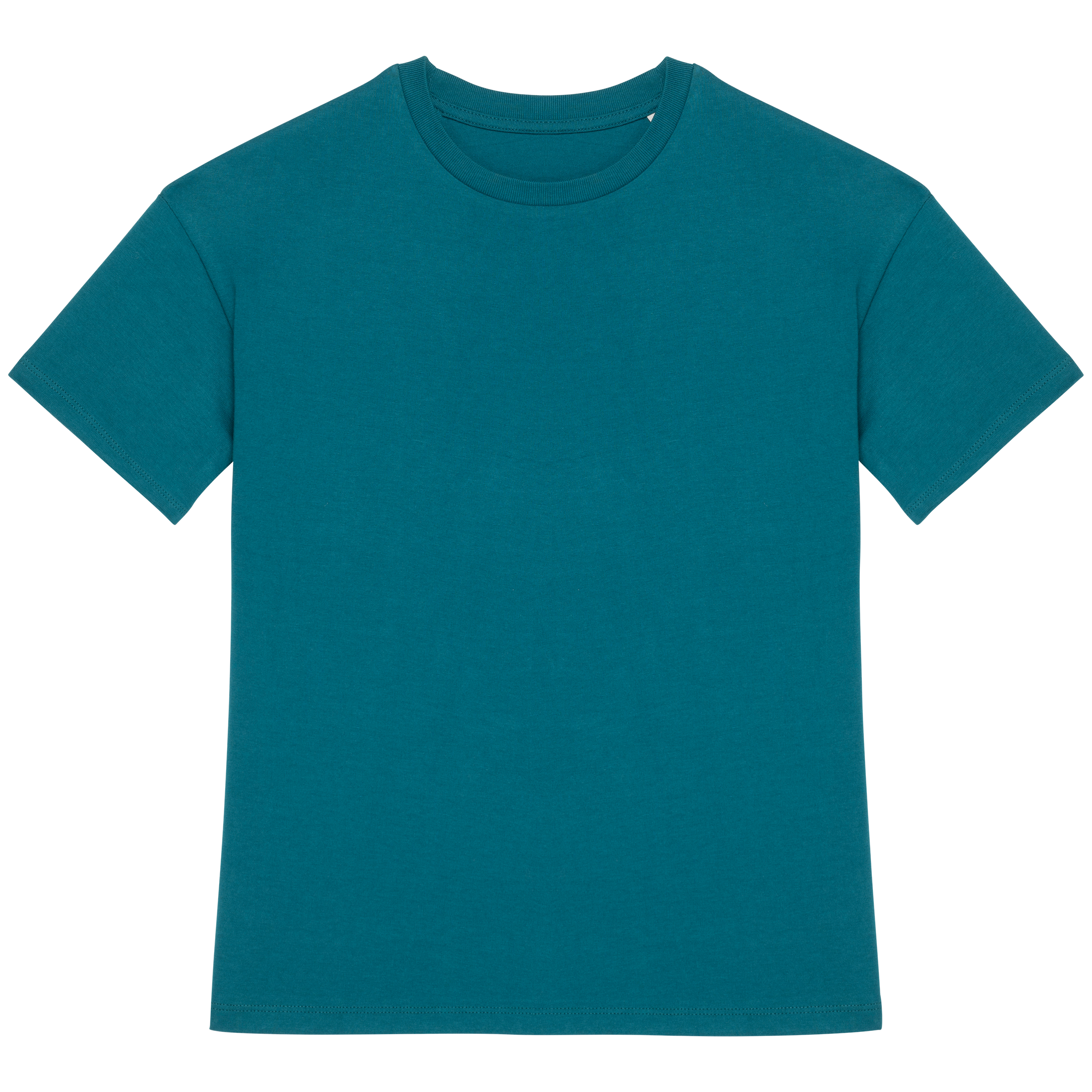 Native Spirit Ecologisch kinder T-shirt met afhangende schouders — Peacock Green