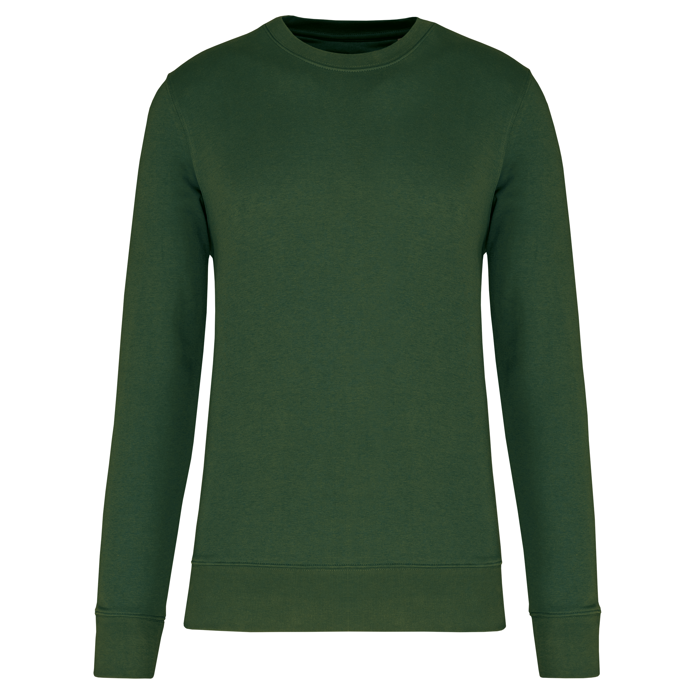 Kariban Ecologische sweater met ronde hals — Forest Green