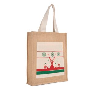 Kimood Shopper met kerstmotieven