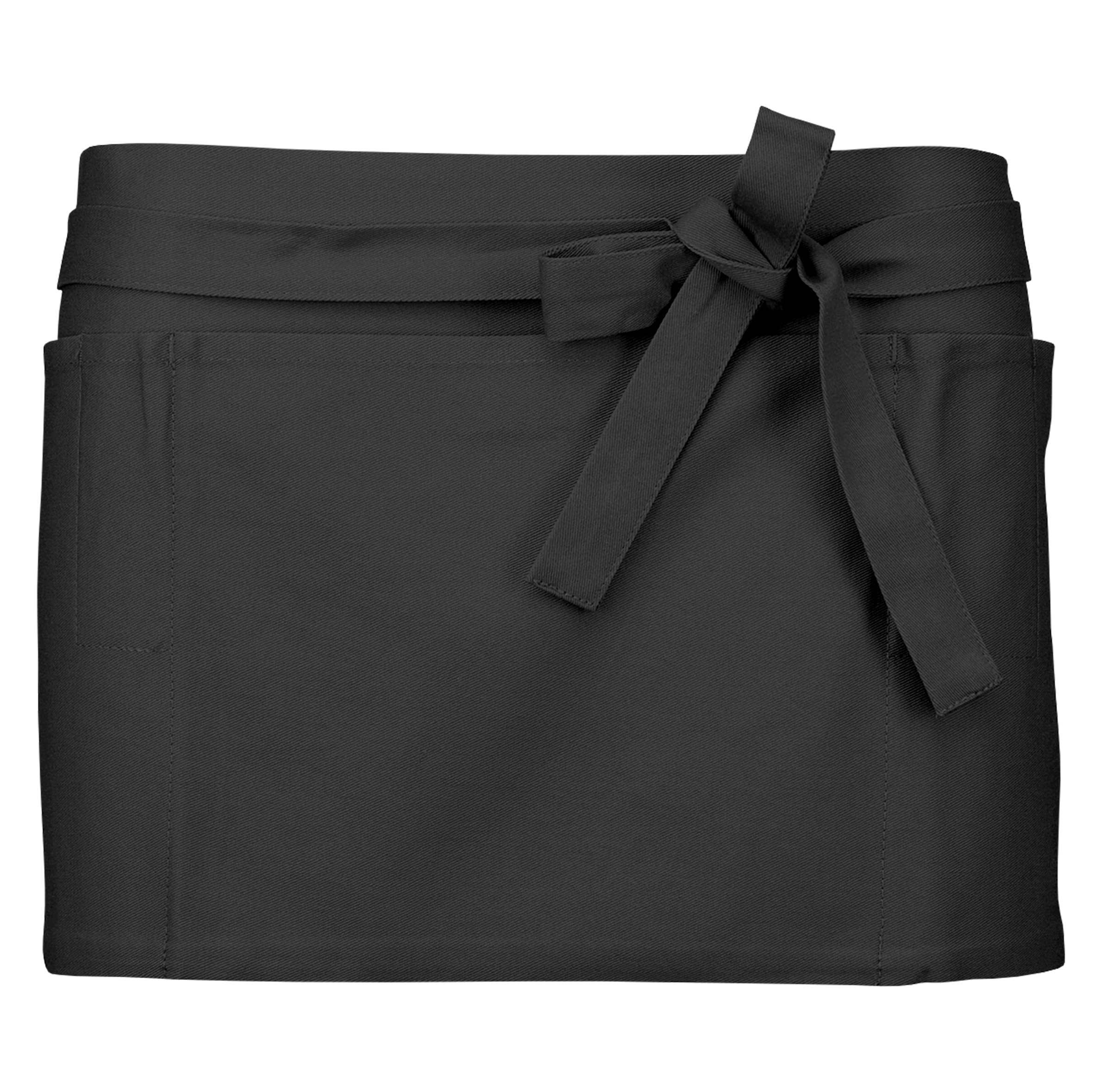 Kariban Katoenen kort schort — Dark Grey