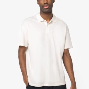 Native Spirit Ecologische herenpolo van piquétricot met afhangende schouders