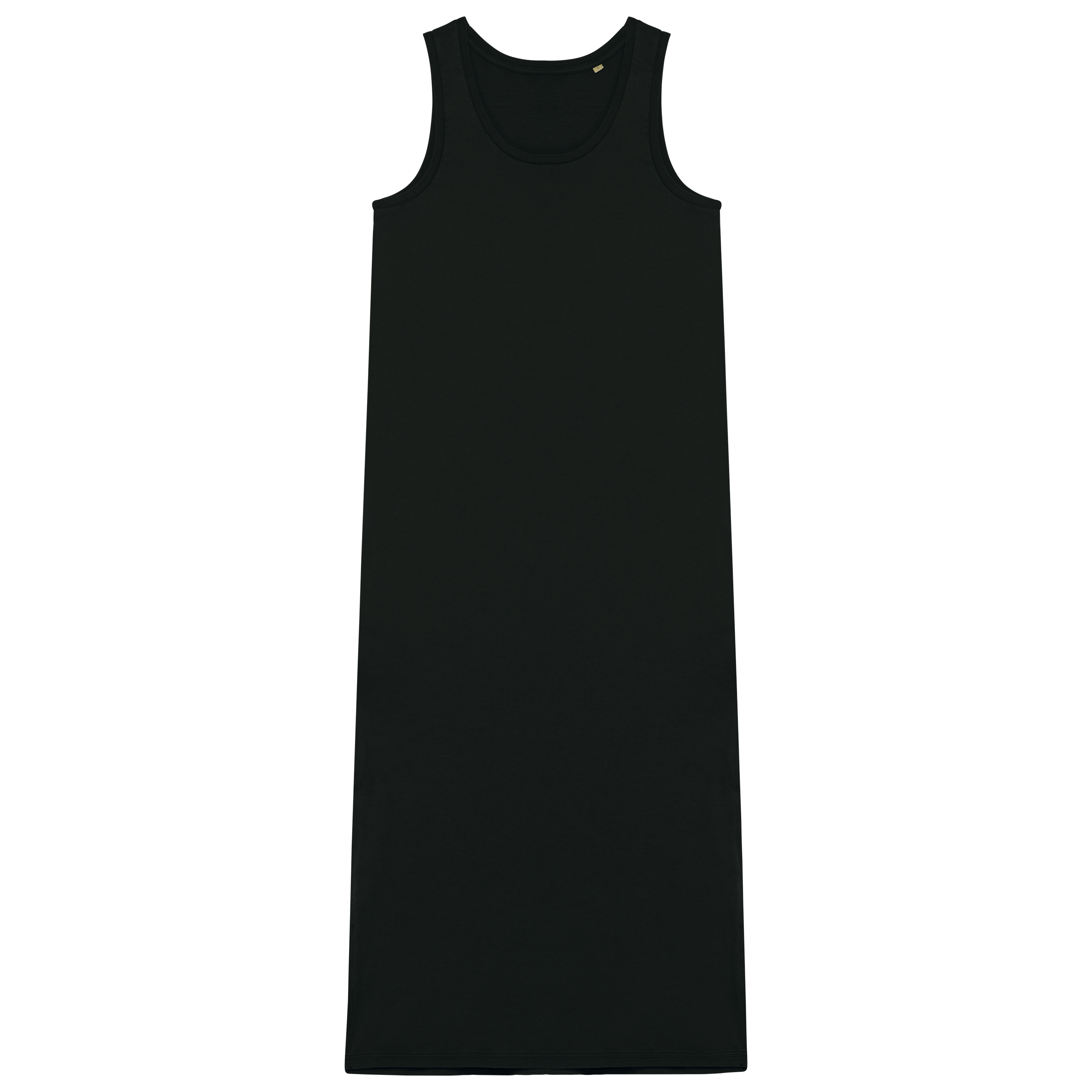 Native Spirit Ecologische verwassen damesjurk in jersey — Washed Coal Grey