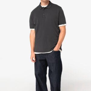Native Spirit Ecologische verwassen herenpolo van jersey