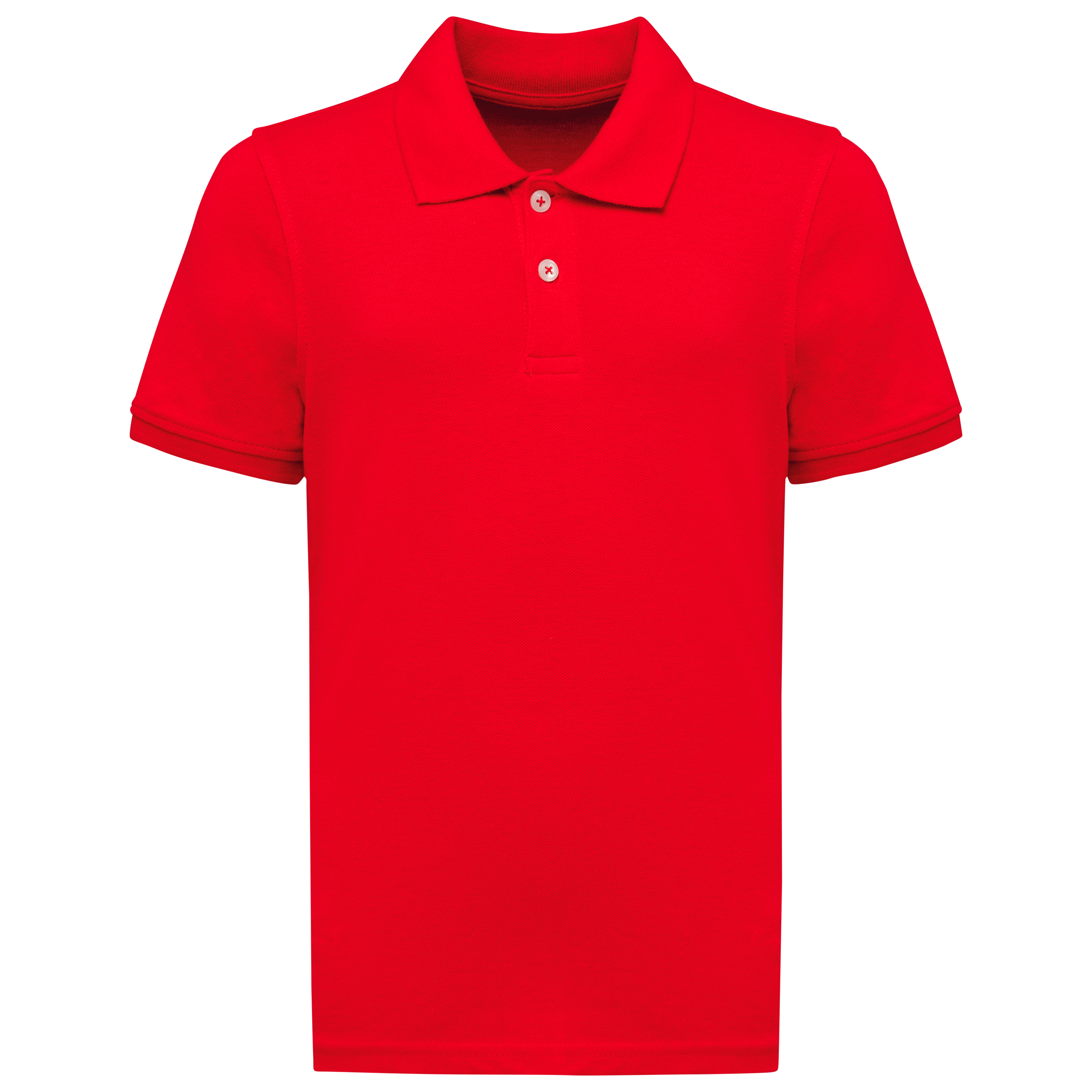Kariban Bio180 piqué kinderpolo — Red