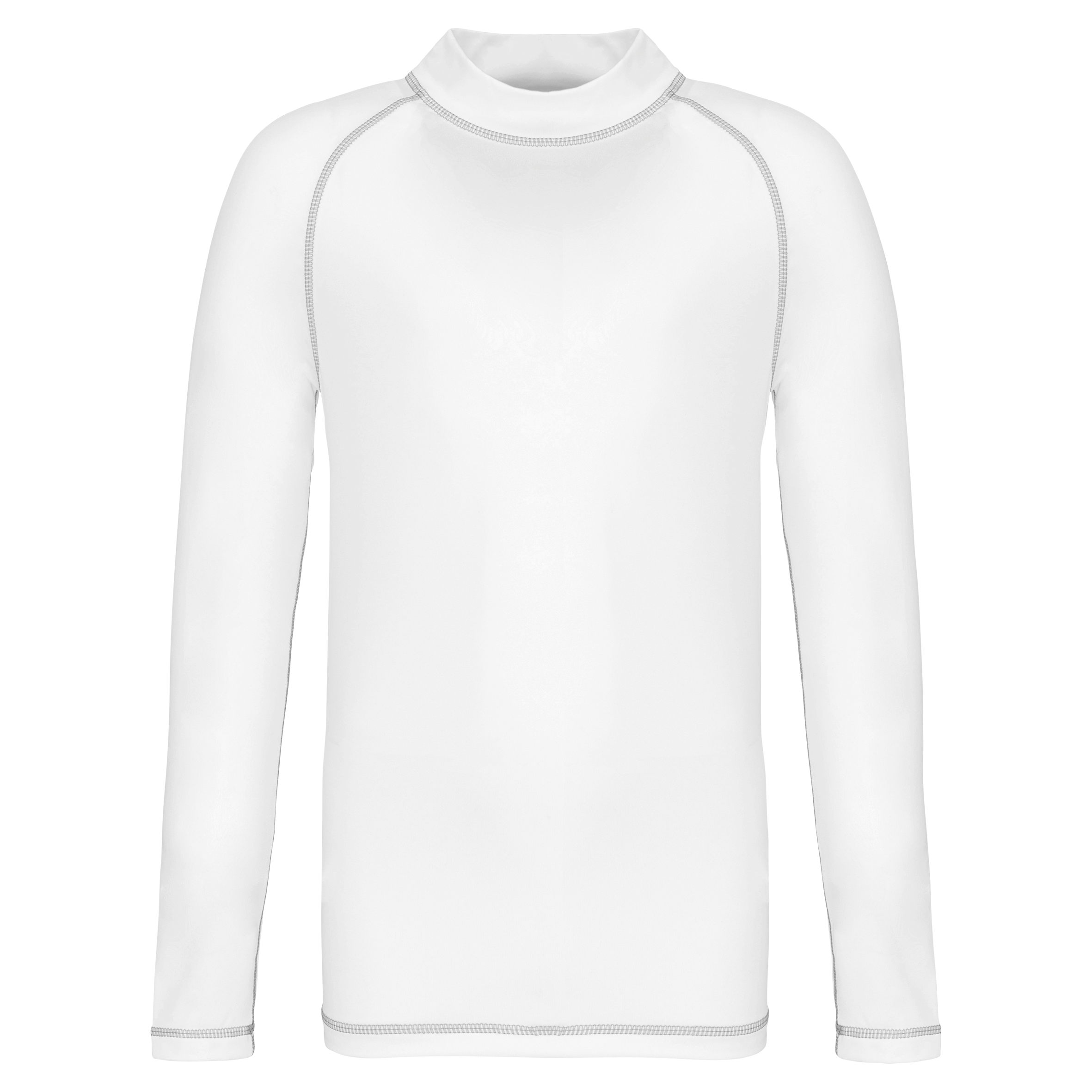 PROACT® Technisch kinder-T-shirt met lange mouwen en anti-UV-bescherming — White