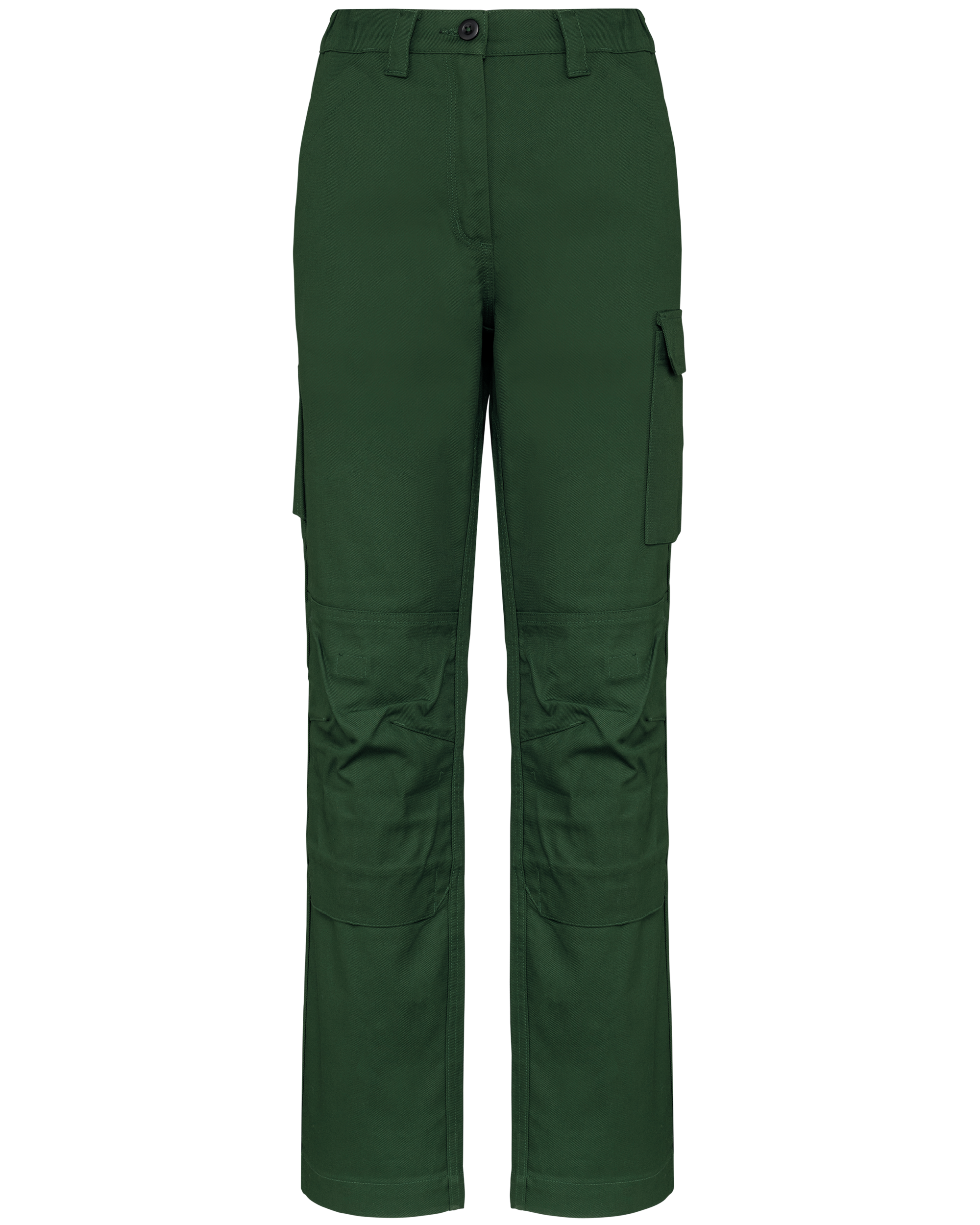 WK. Designed To Work Dames werkbroek met meerdere zakken — Forest Green