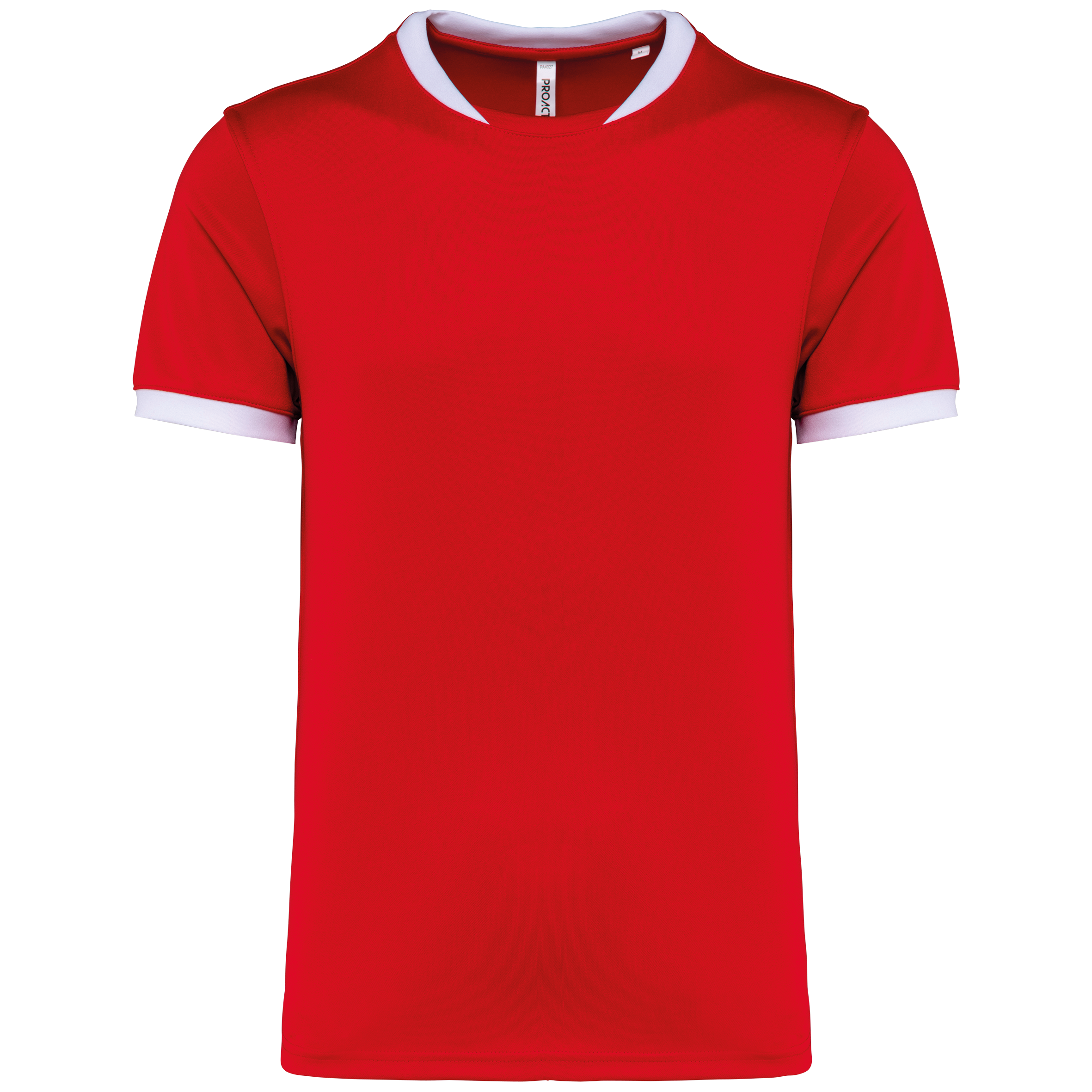 PROACT® Rugbyshirt met korte mouwen uniseks — Sporty Red