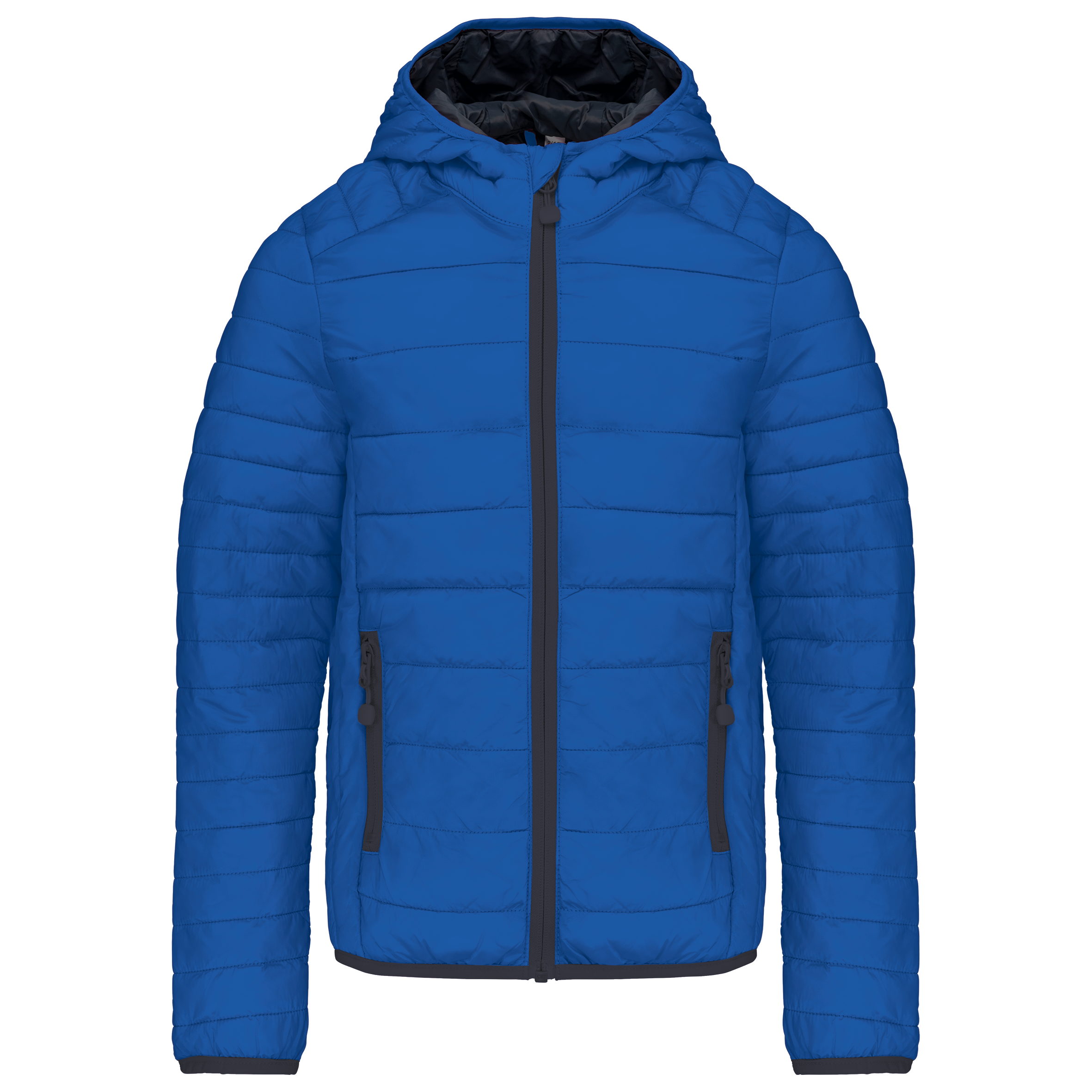 Kariban Donsjack met capuchon — Light Royal Blue