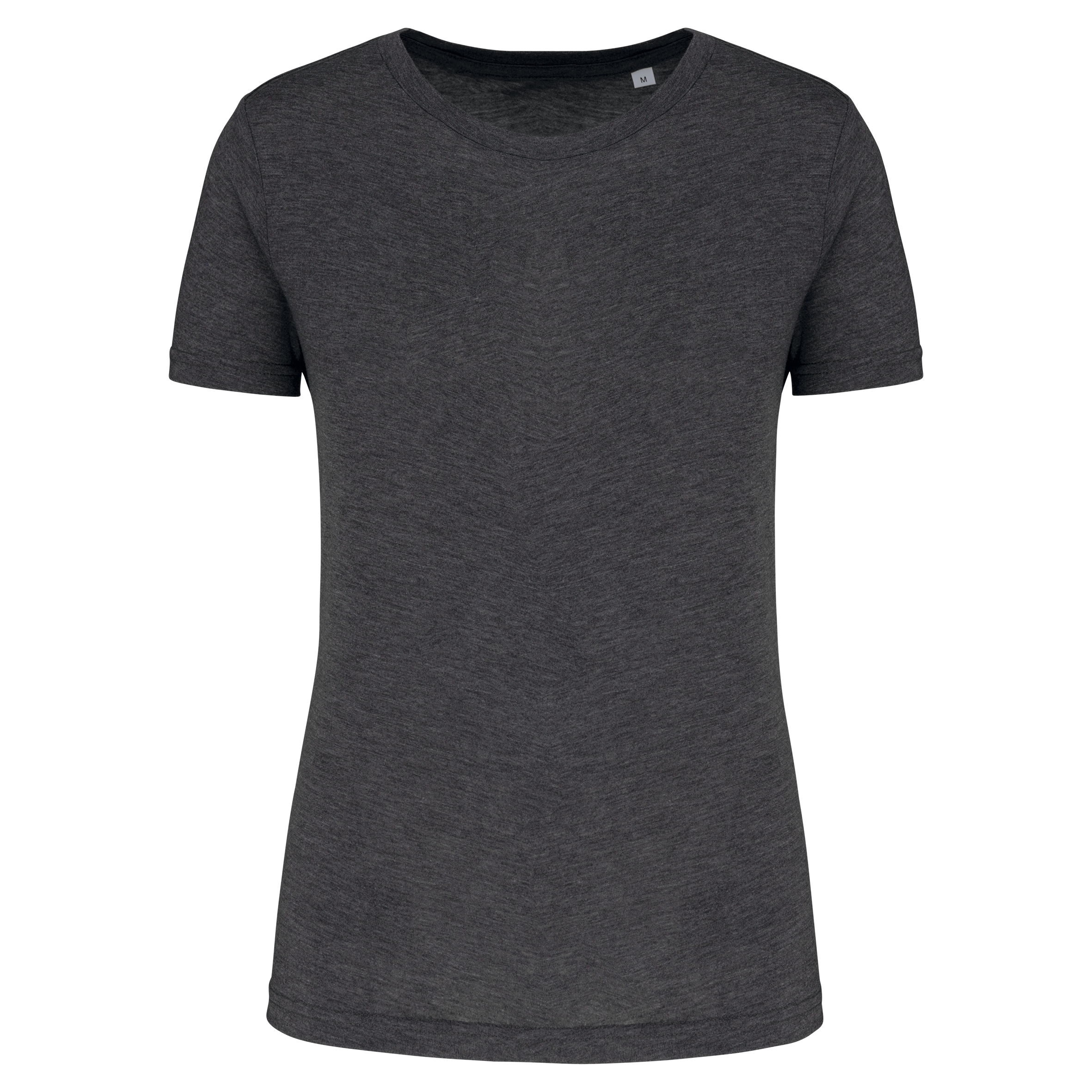 PROACT® Damessport-T-shirt triblend met ronde hals — Dark Grey Heather