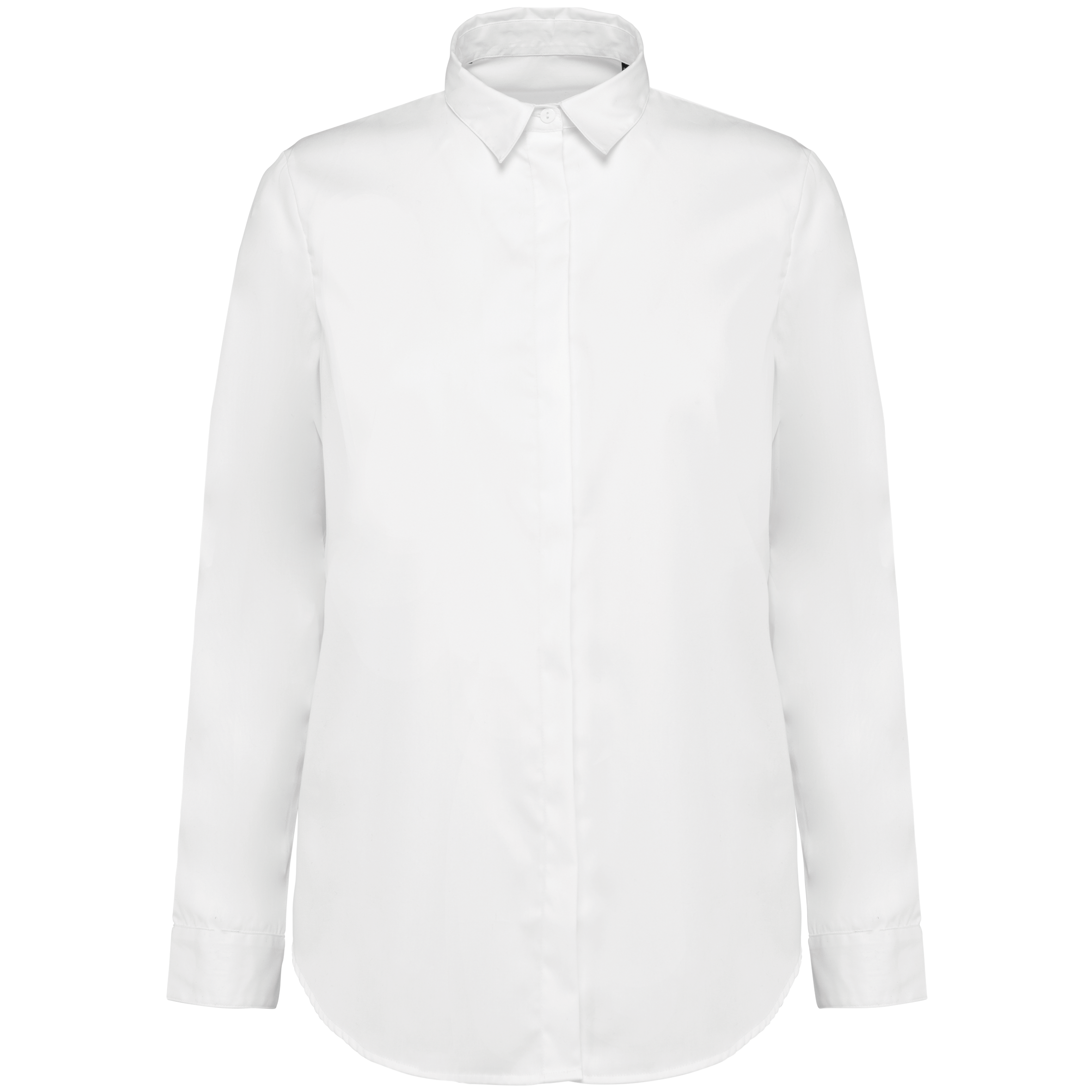 Kariban Premium Damesoverhemd van twill met lange mouwen — White