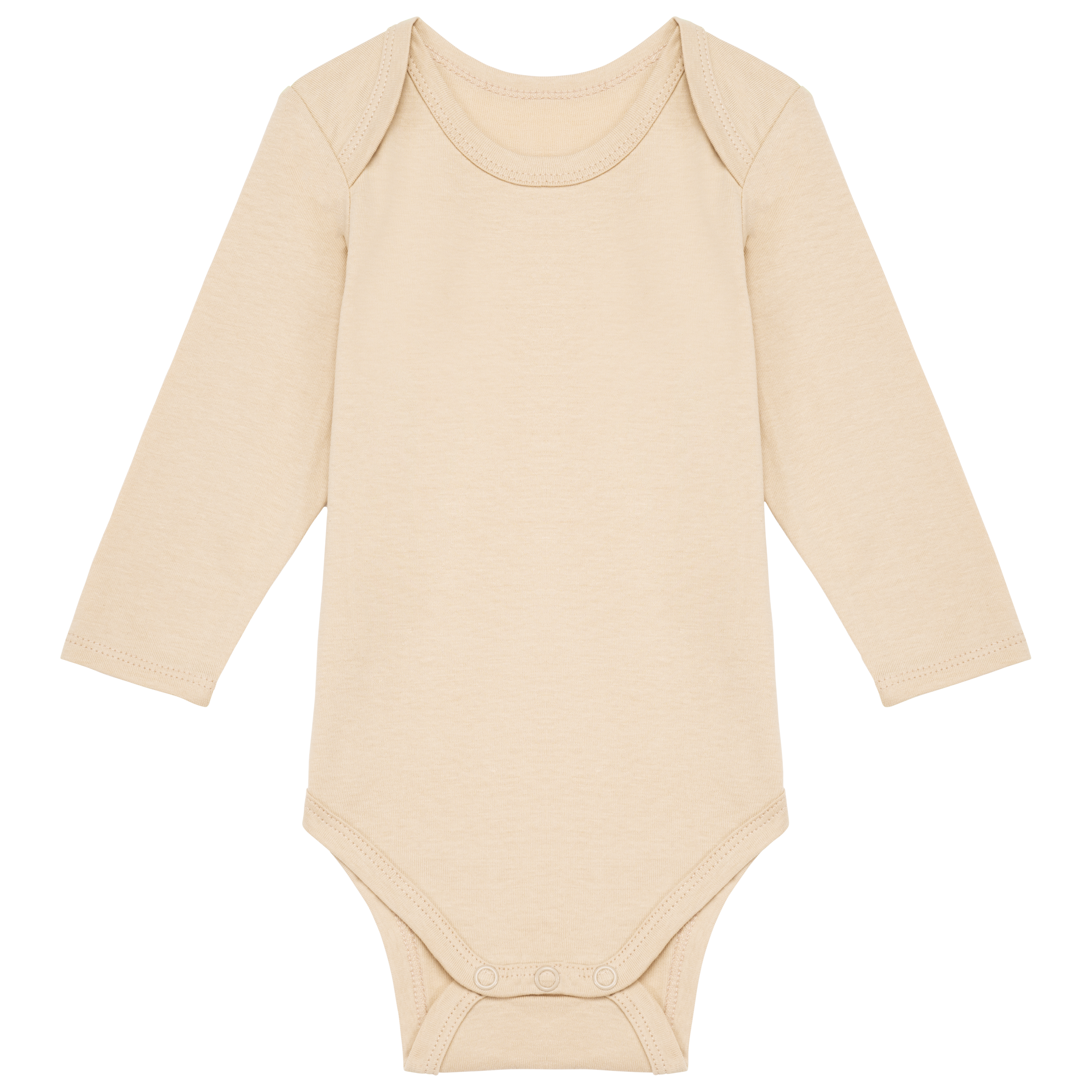 Kariban Baby body van biologisch katoen — Light Sand