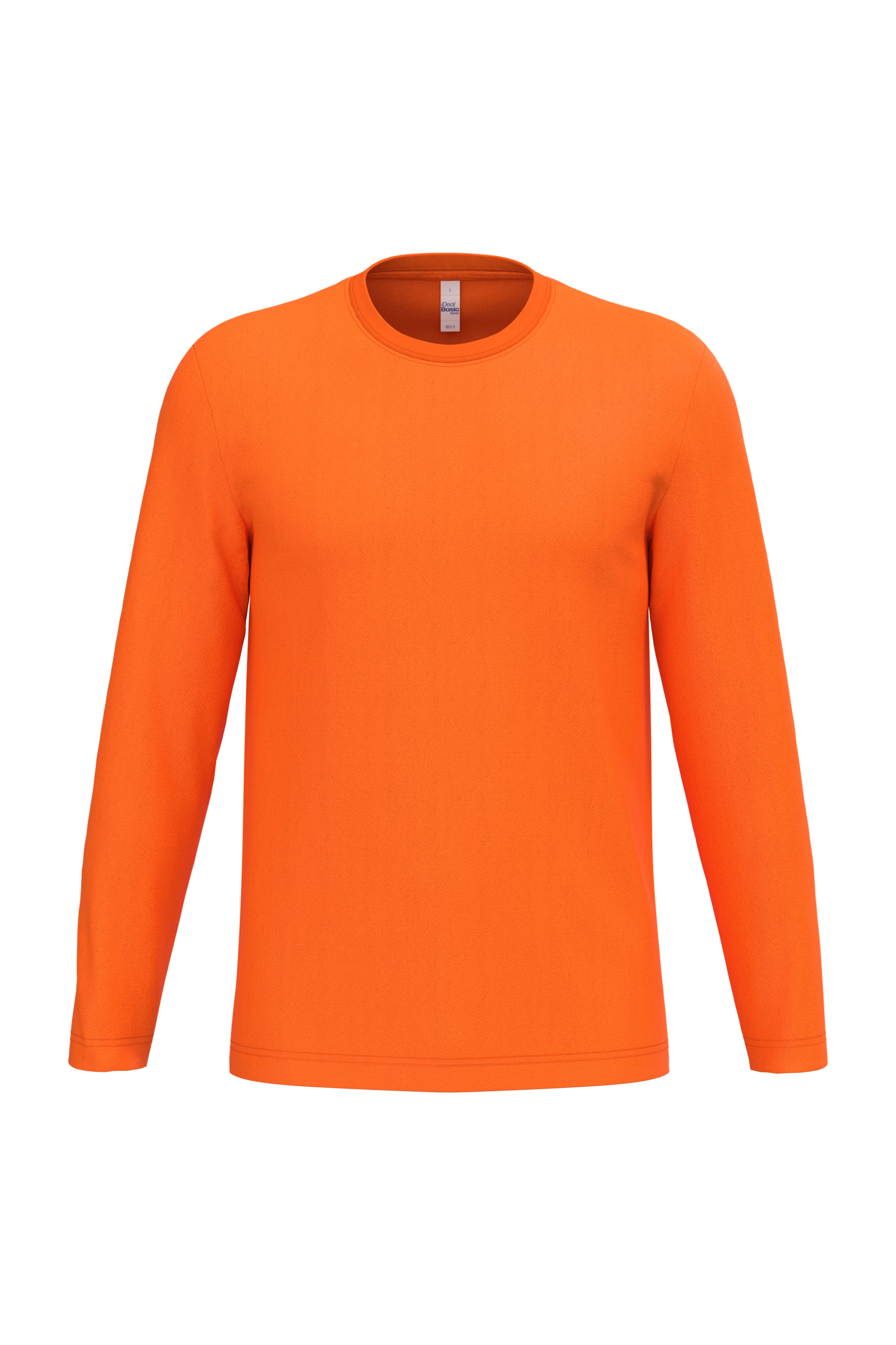iDeal Basic Brand iDeal150 uniseks T-shirt LSL — Ideal Orange