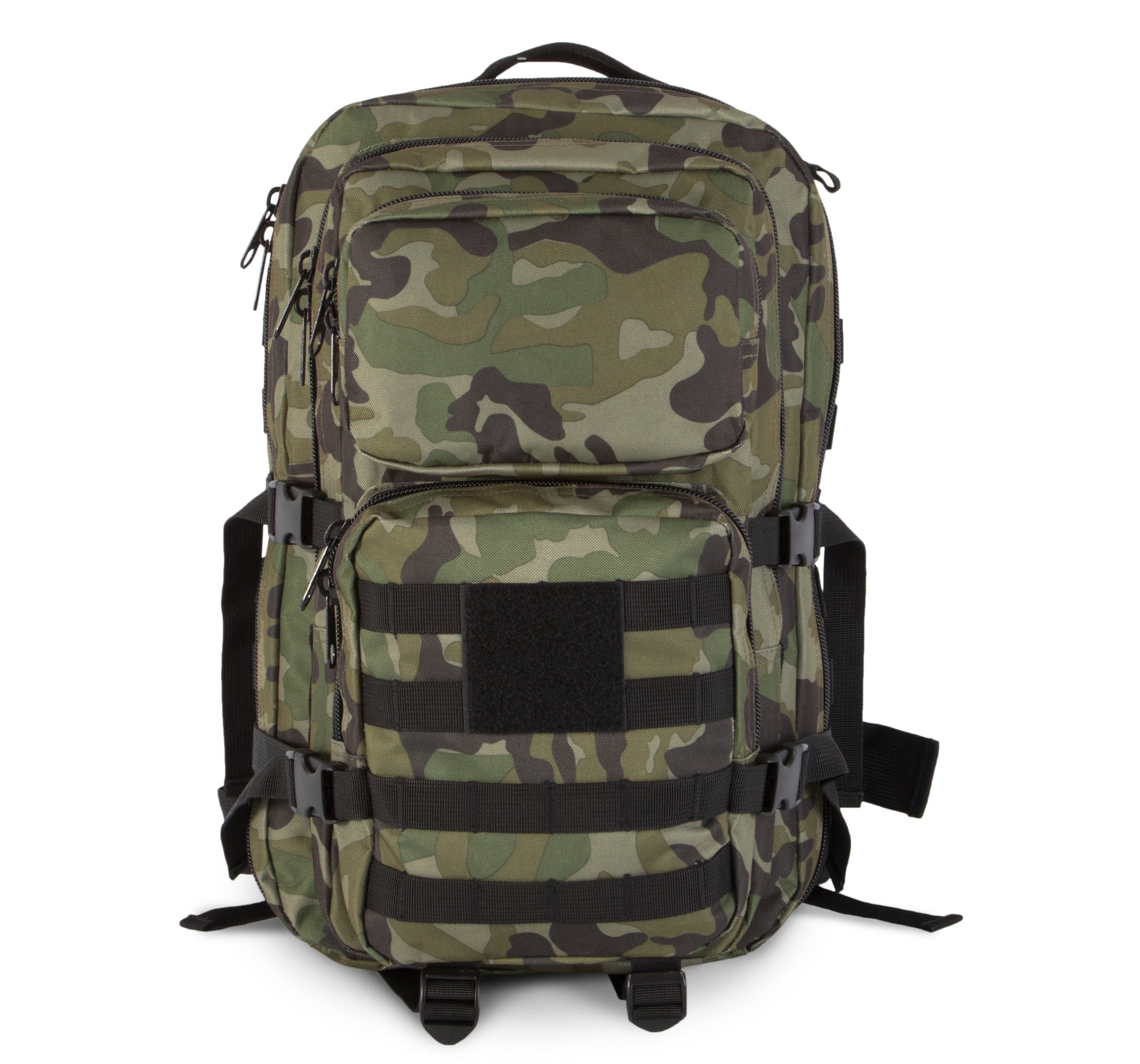 Kimood M.O.L.L.E. Rugzak — Olive Camouflage