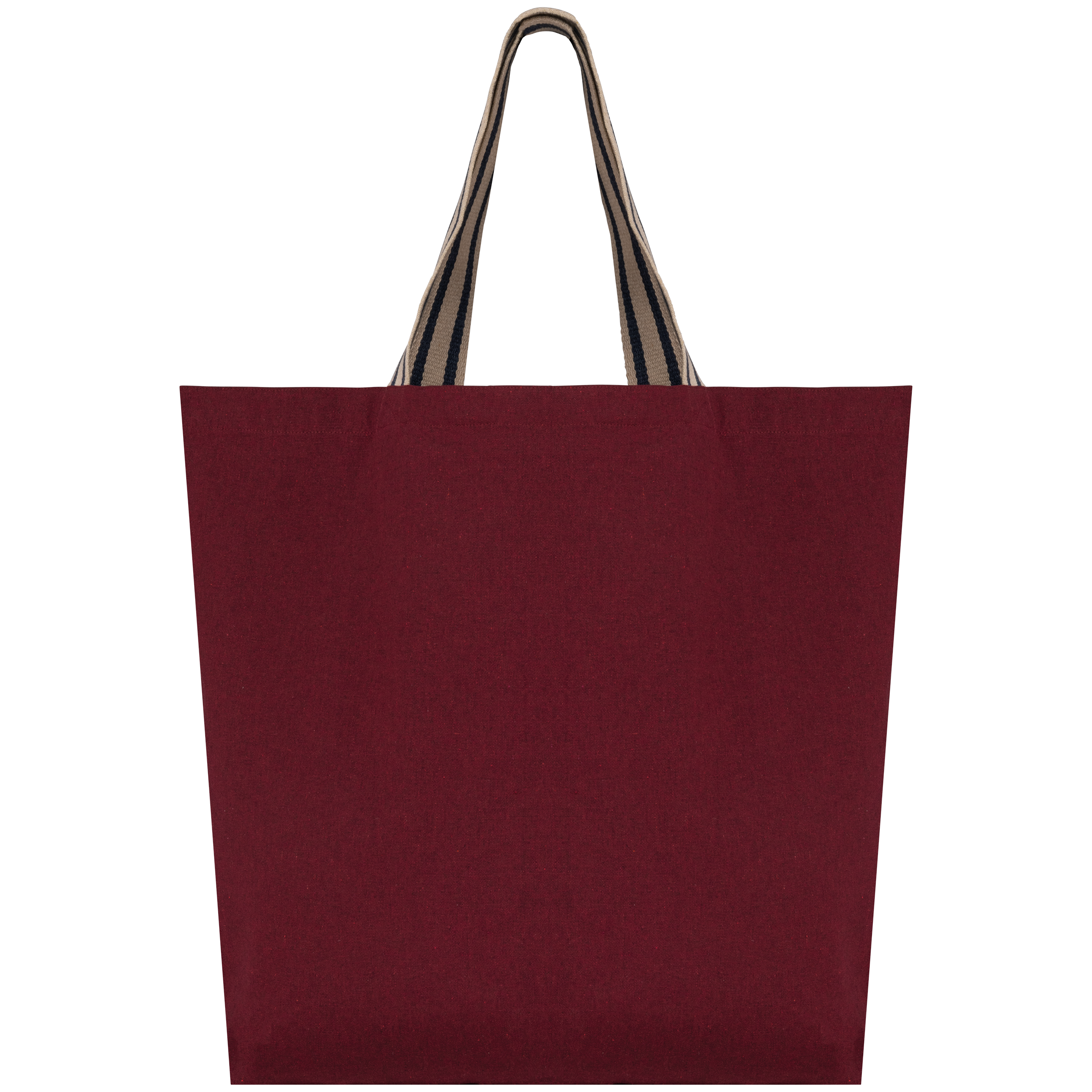 Native Spirit Grote ecologische shopper — Rosewood / Desert Sand / Horizon Blue Stripes
