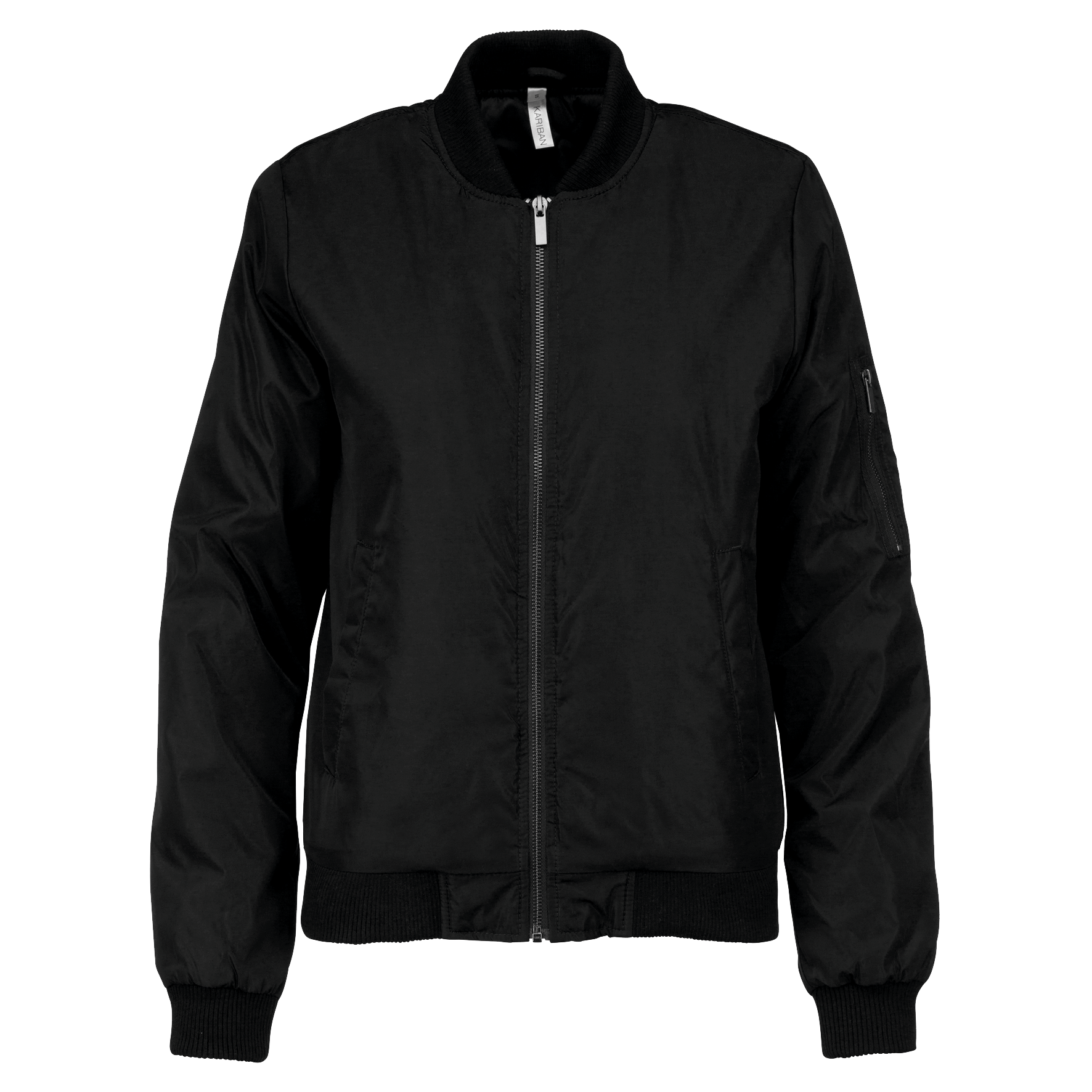 Kariban Dames bomberjack — Black