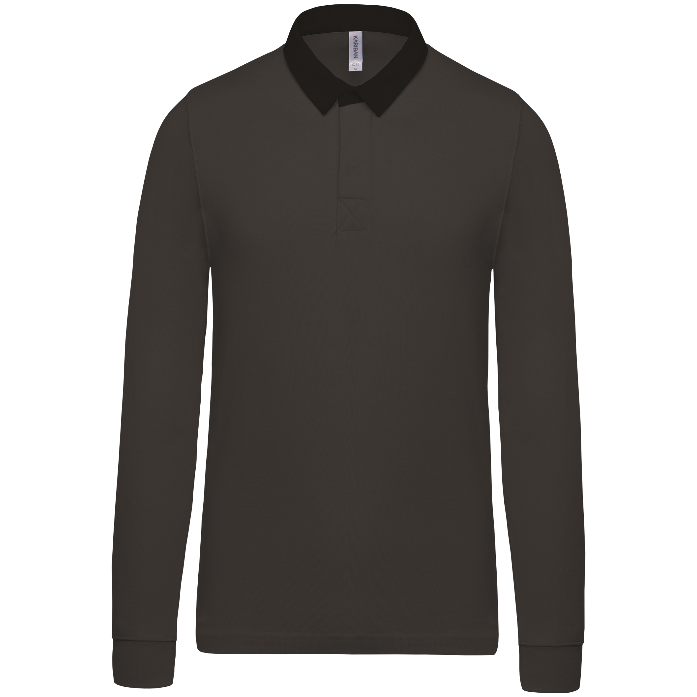 Kariban Rugbypolo — Dark Grey / Black