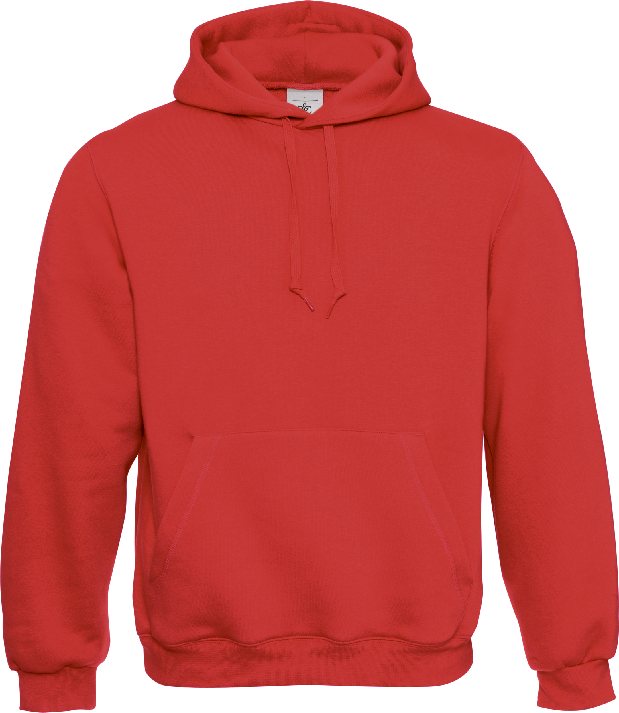 B&C Sweater met capuchon — Red