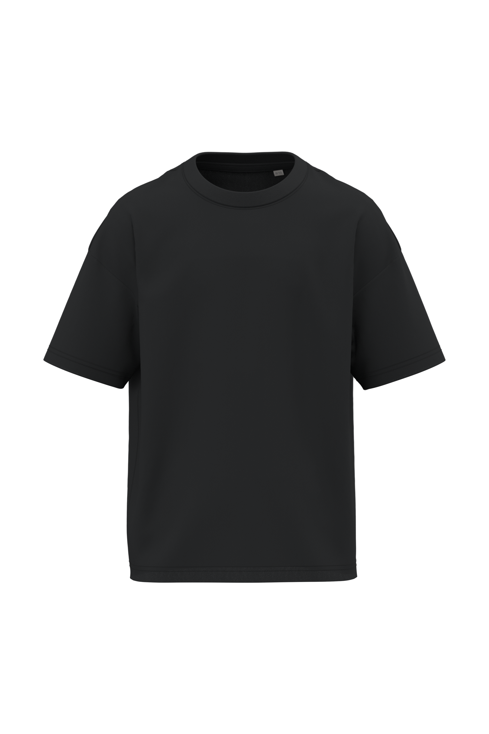 Native Spirit Ecologisch oversized kinder T-shirt — Black