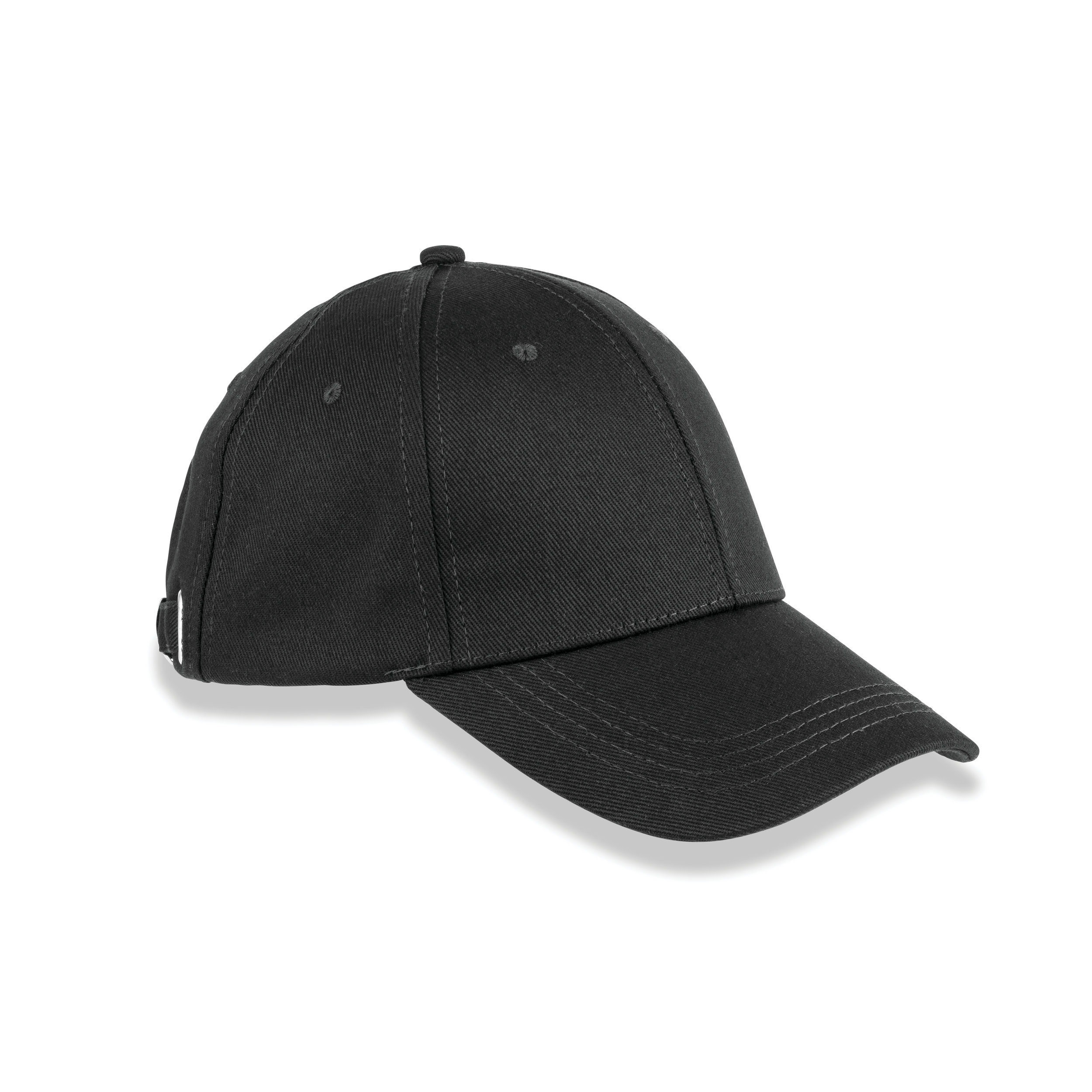 Result 6-panel pet van biologisch katoen — Black