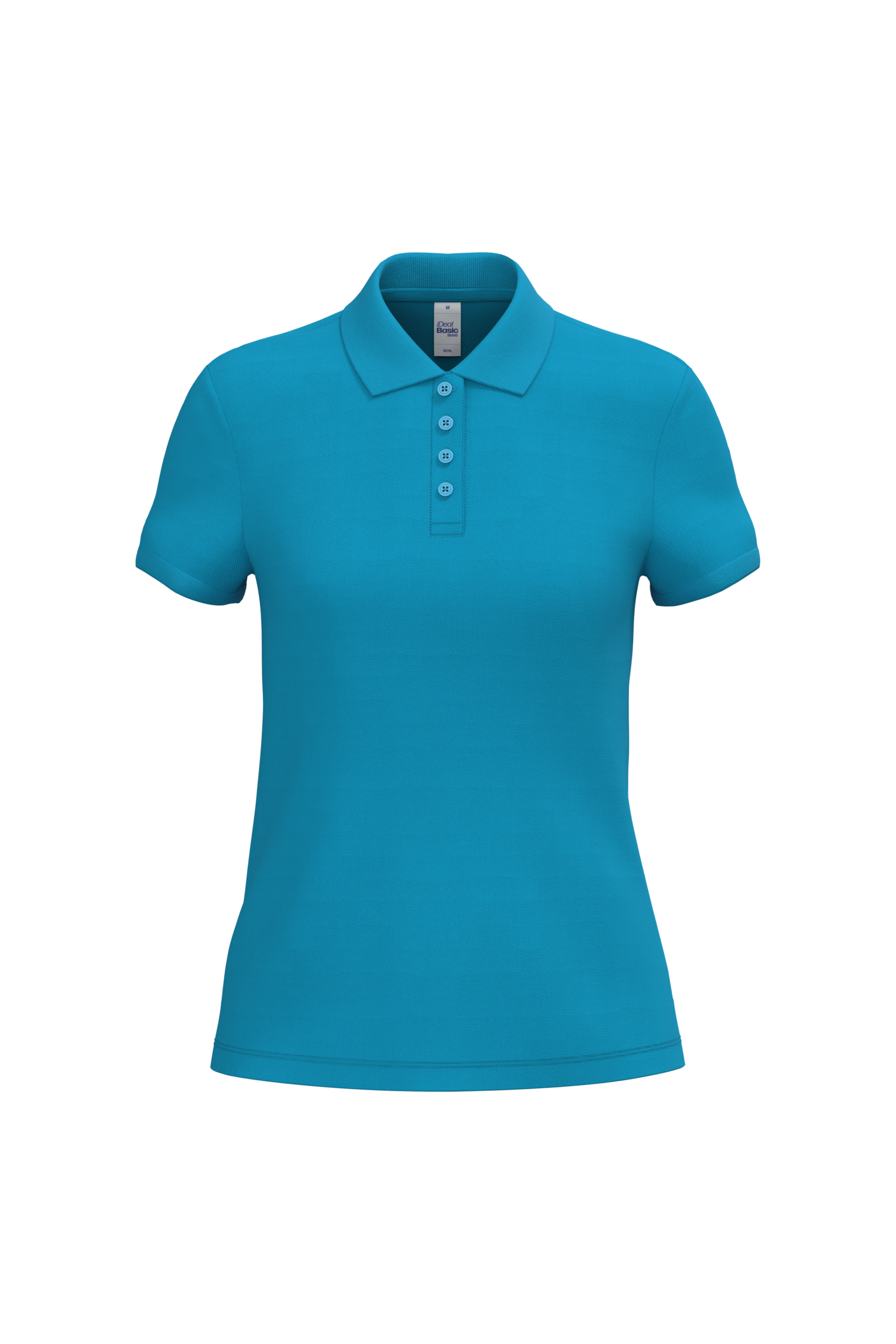 iDeal Basic Brand Dames piquépolo — Ideal Atoll Blue