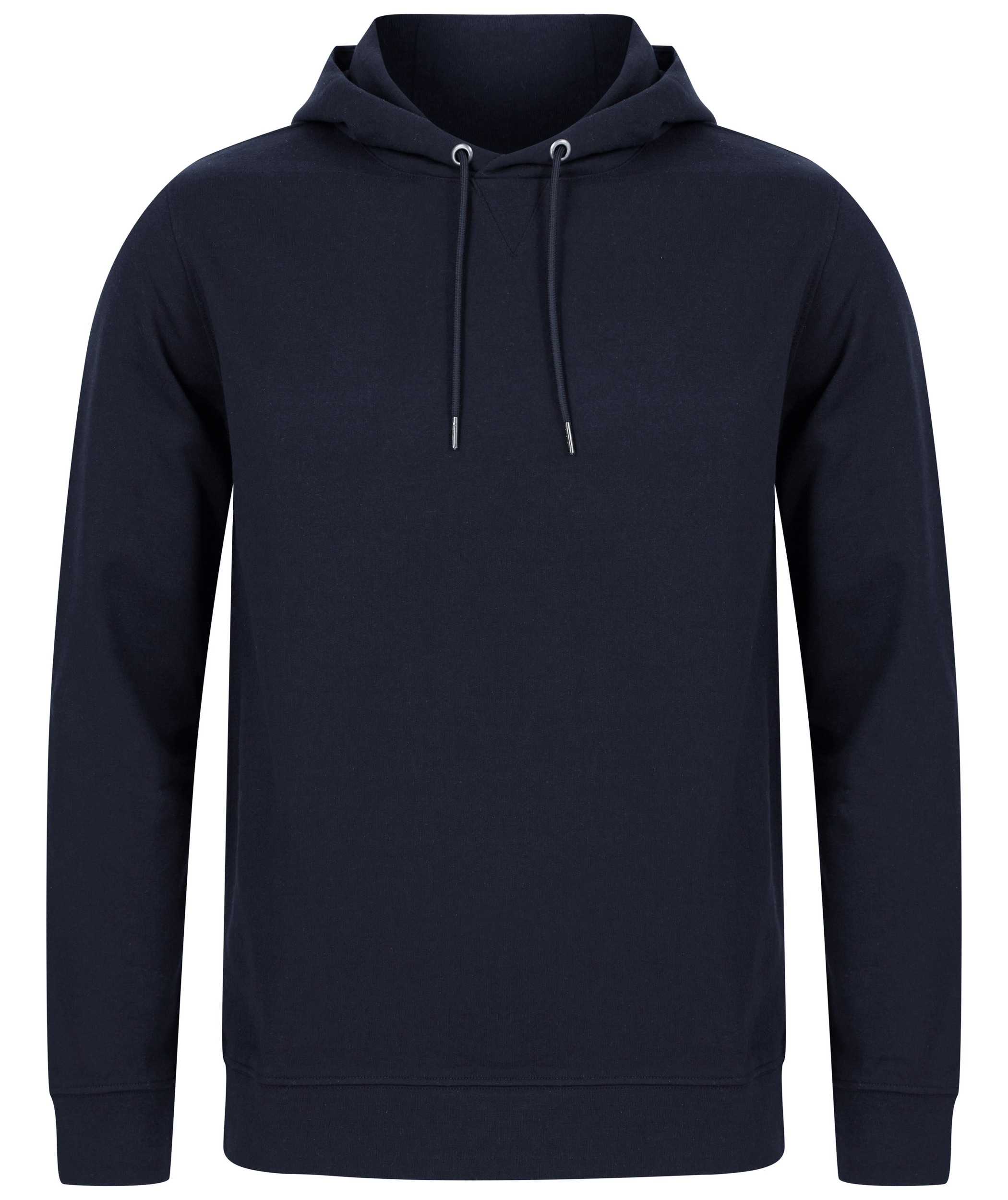 Henbury Ecologische unisex sweater met capuchon — Navy
