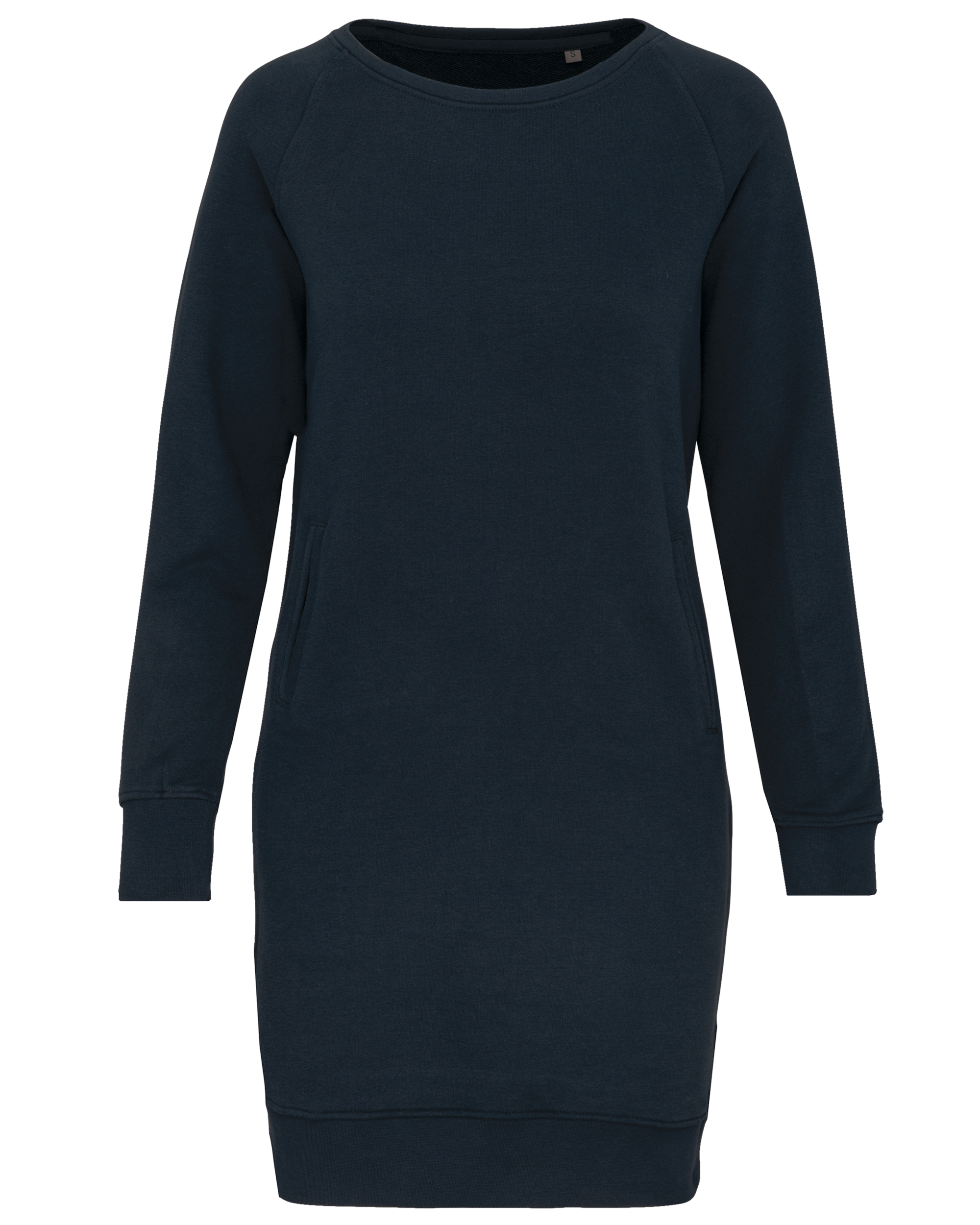Kariban Bio fleece lounge jurk — Navy