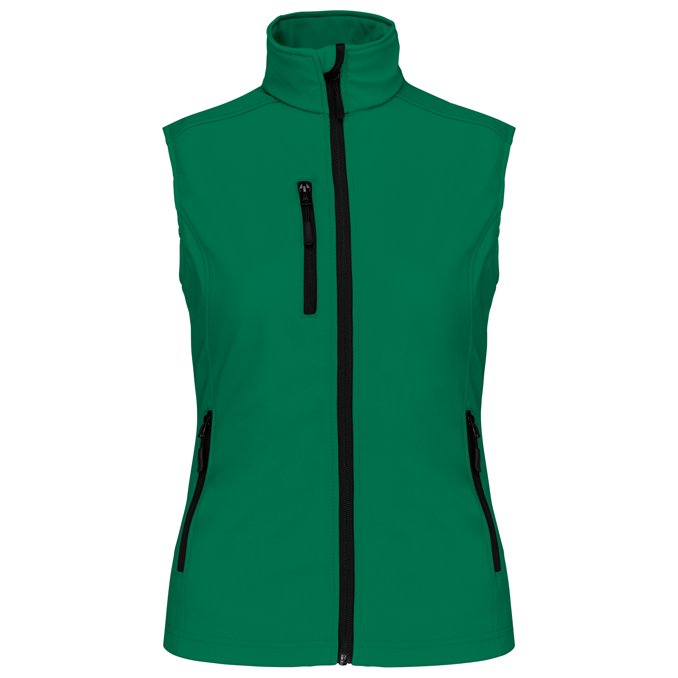 Kariban Dames softshell bodywarmer — Kelly Green