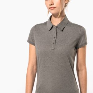 Kariban Damespolo korte mouwen van jersey