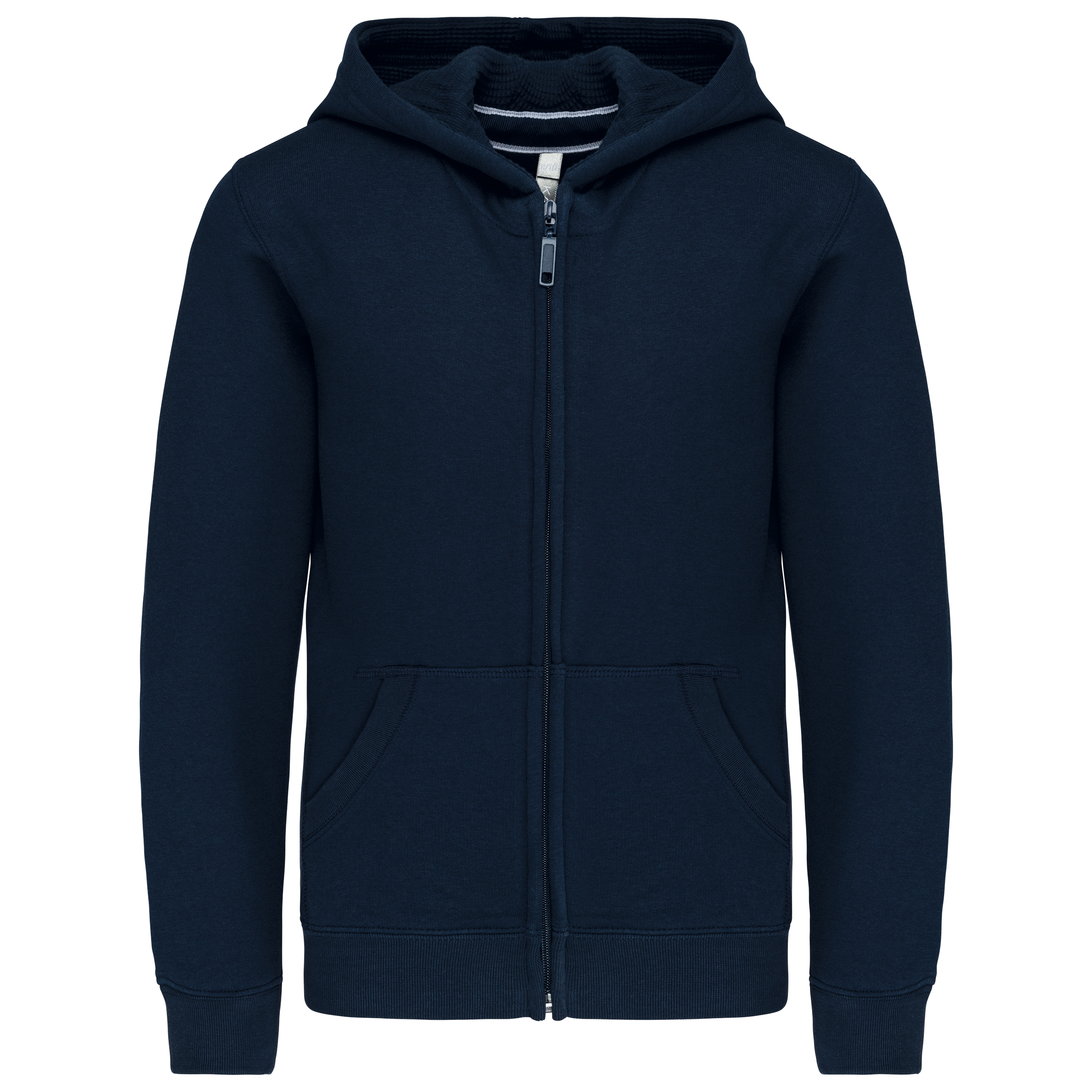 Kariban Kinder sweatvest met capuchon — Navy