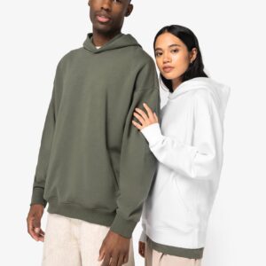 Native Spirit Ecologische uniseks oversized sweater met capuchon