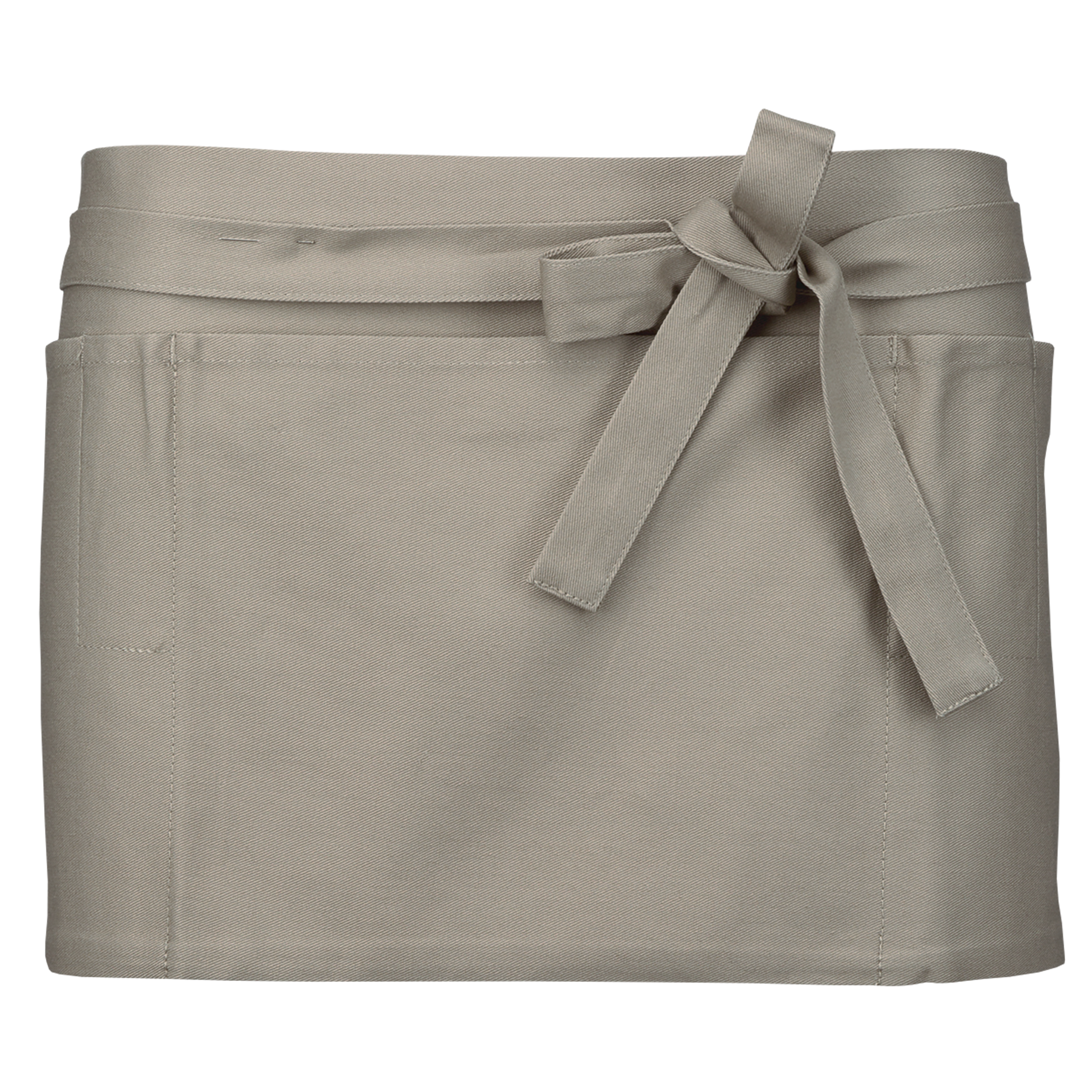 Kariban Katoenen kort schort — Beige