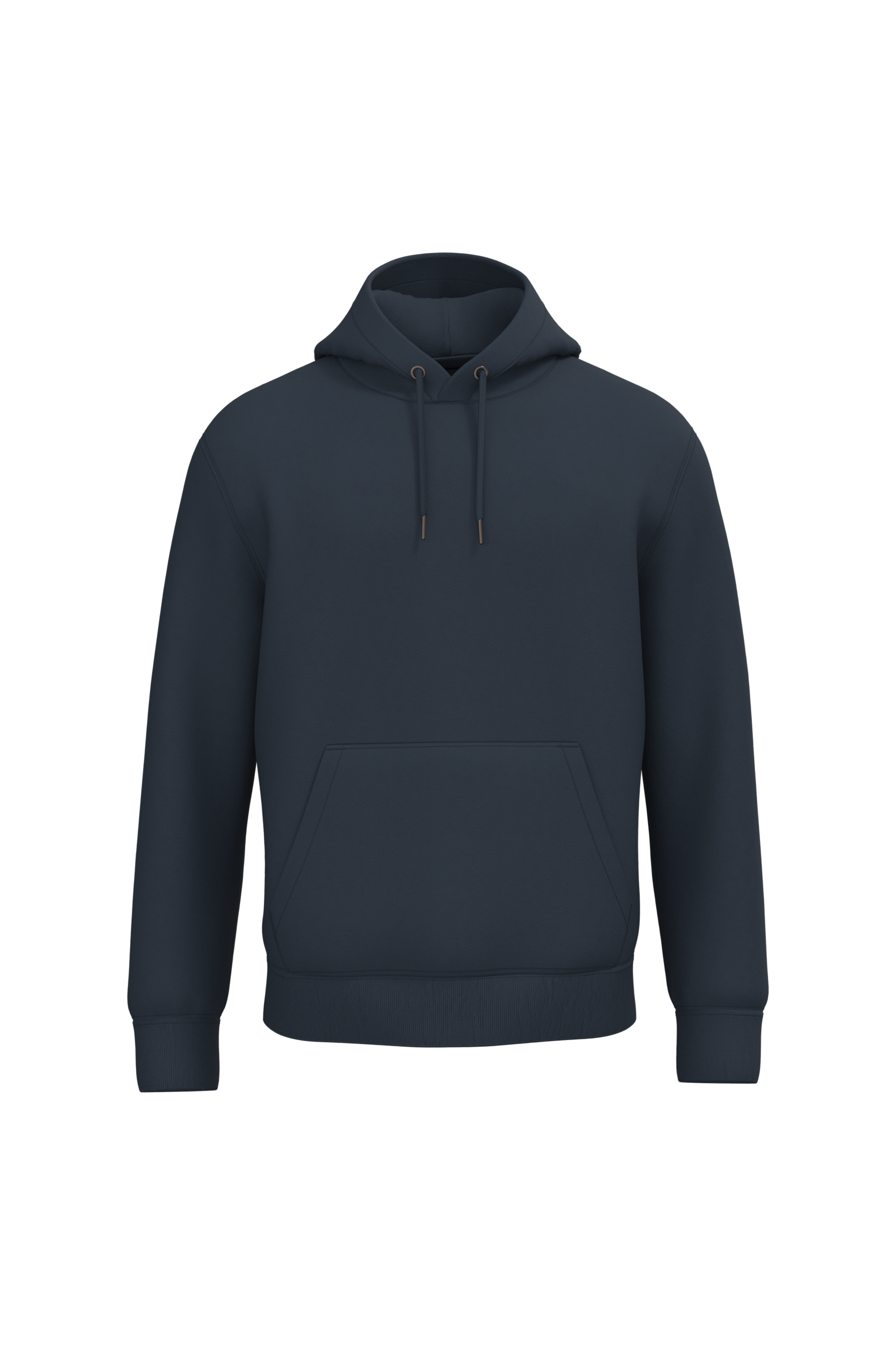 Native Spirit Ecologische uniseks sweater met capuchon — Navy Blue