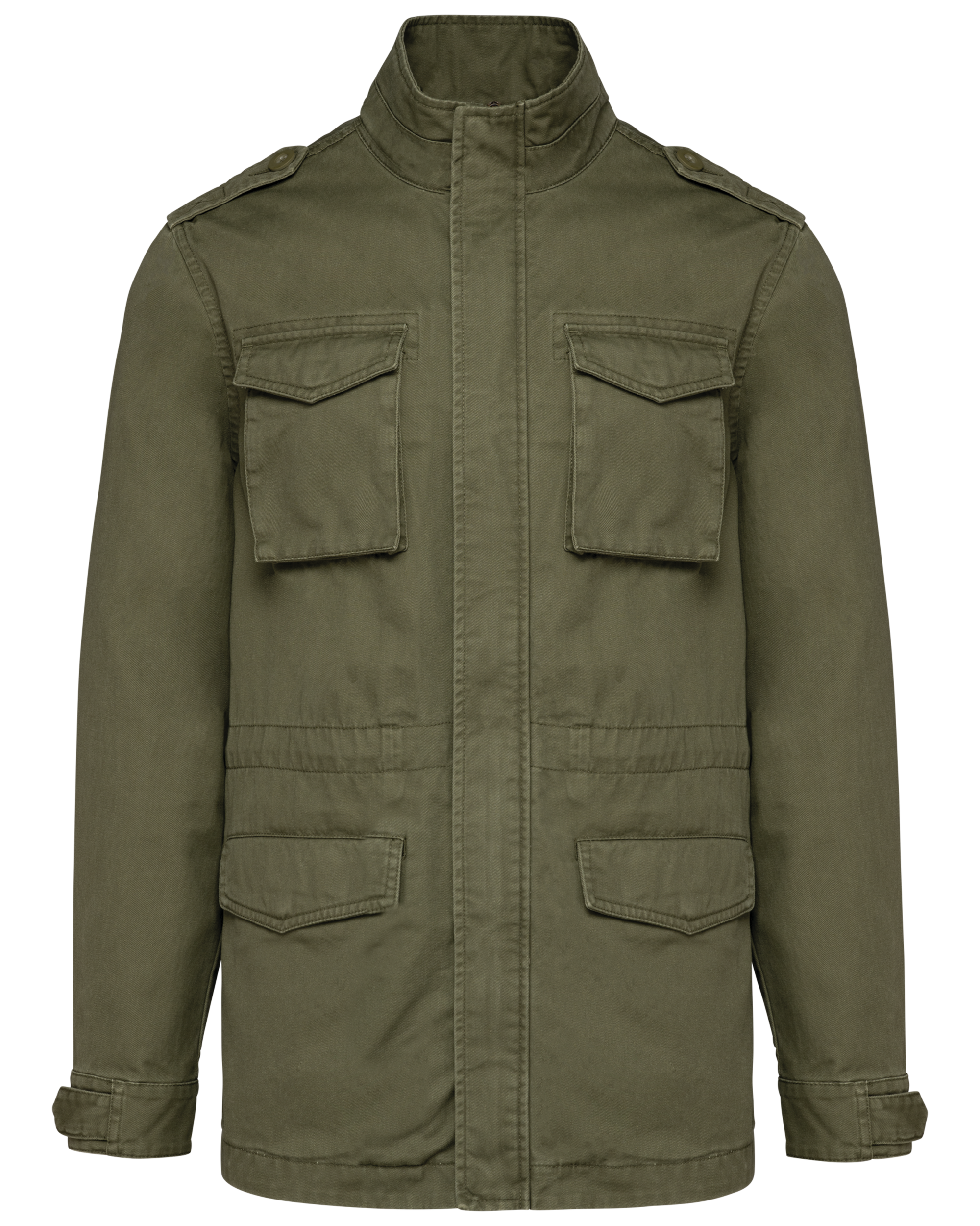 Kariban Heren Safarijasje — Washed Light Khaki