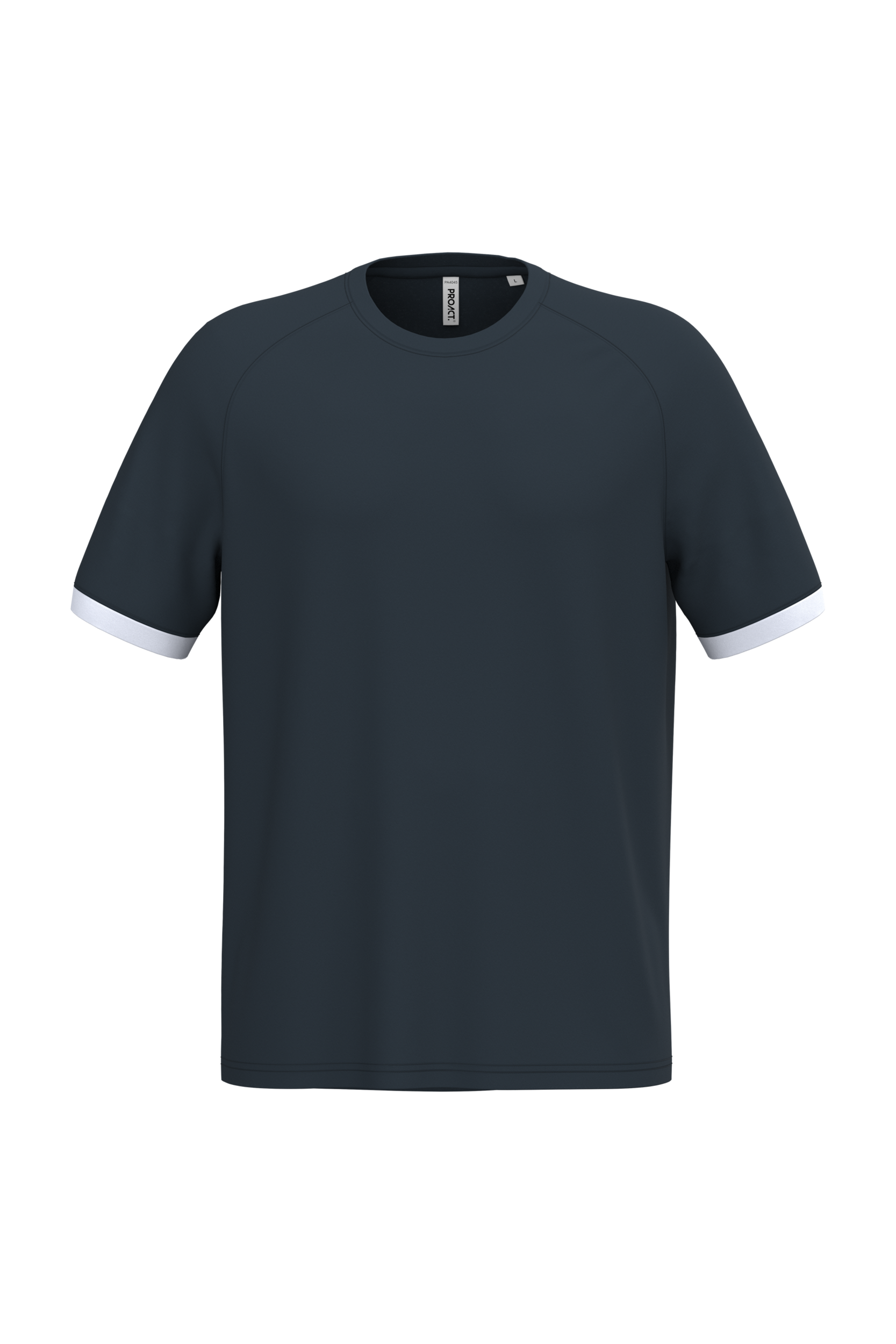 PROACT® Sport-t-shirt van polyester — Navy / White