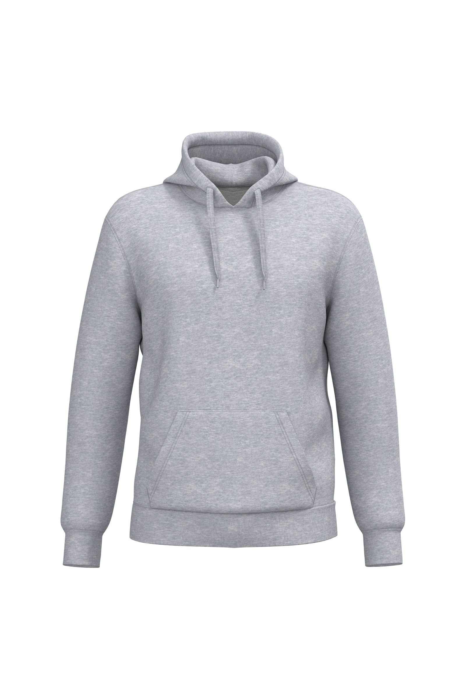 Kariban Gerecyclede uniseks sweater hoodie — Oxford Grey