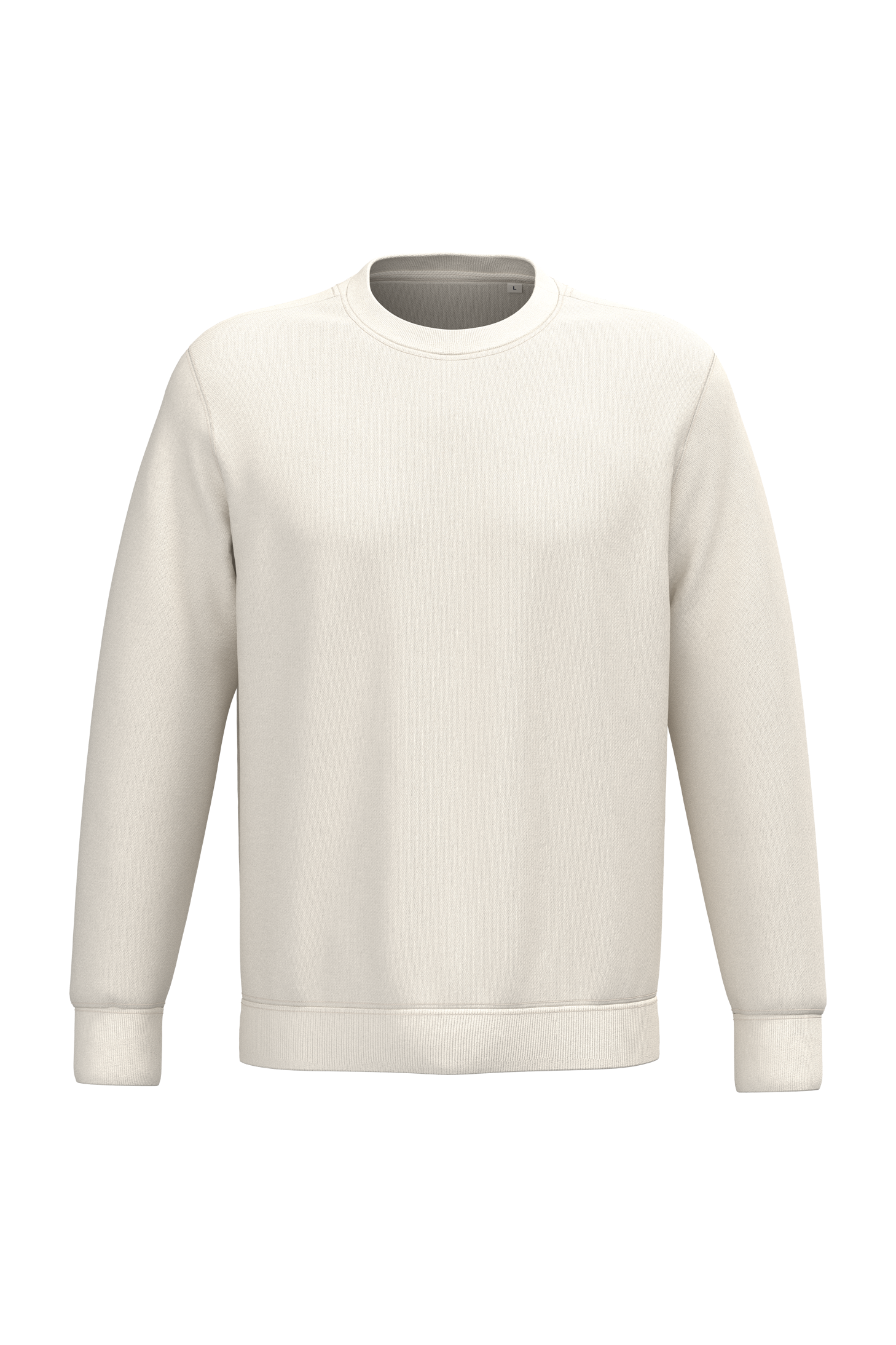 Native Spirit Ecologische uniseks sweater met ronde hals — Ivory