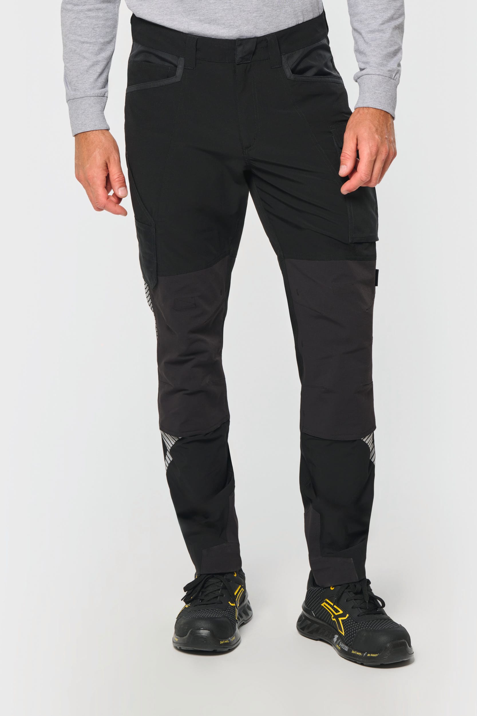 WK. Designed To Work Gerecyclede lichte stretchbroek met veel zakken