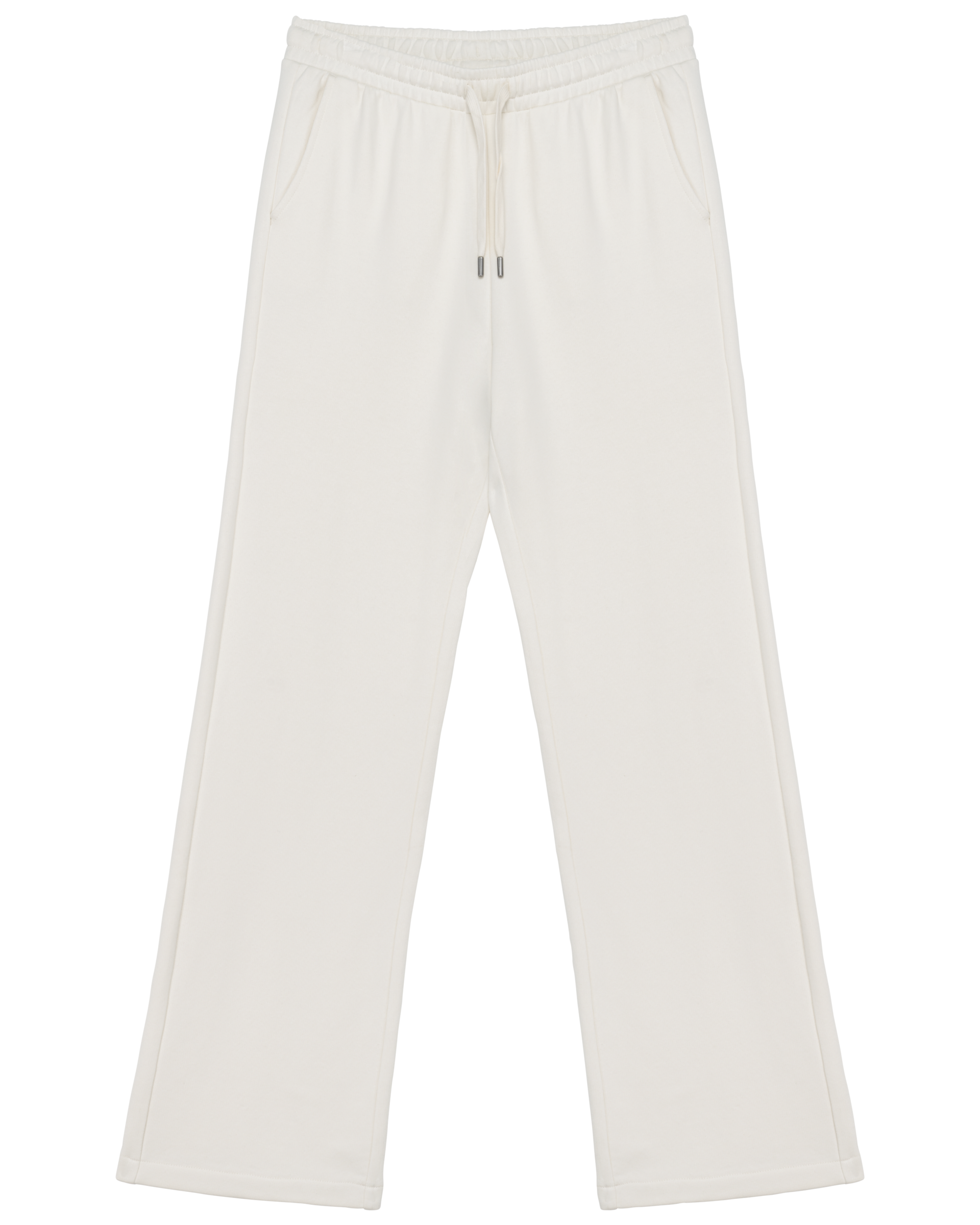 Native Spirit Ecologische wijde joggingbroek voor dames in French Terry — Ivory