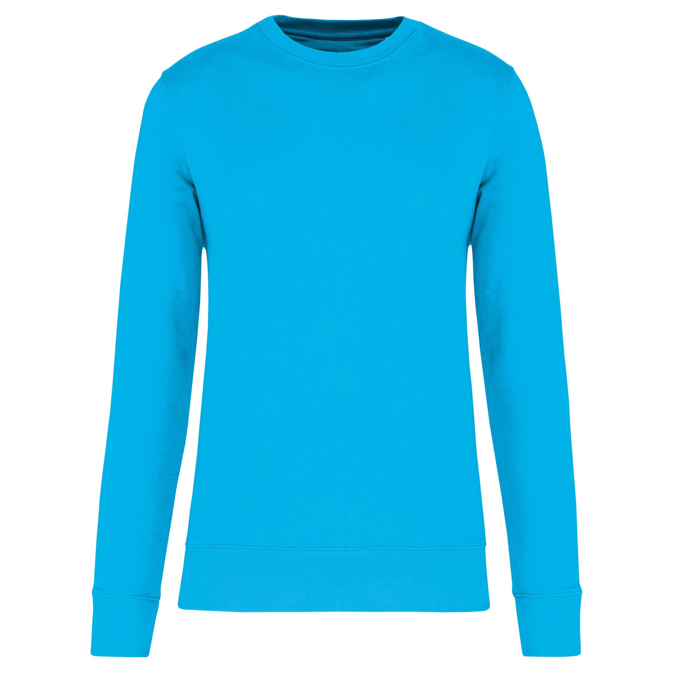 Kariban Ecologische sweater met ronde hals — Sea Turquoise