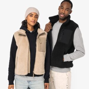 Native Spirit Ecologische uniseks bodywarmer van sherpa